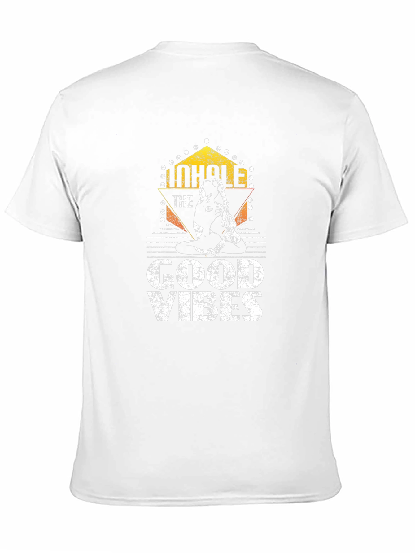 Inhale the Good Vibes Yoga Black T-Shirt