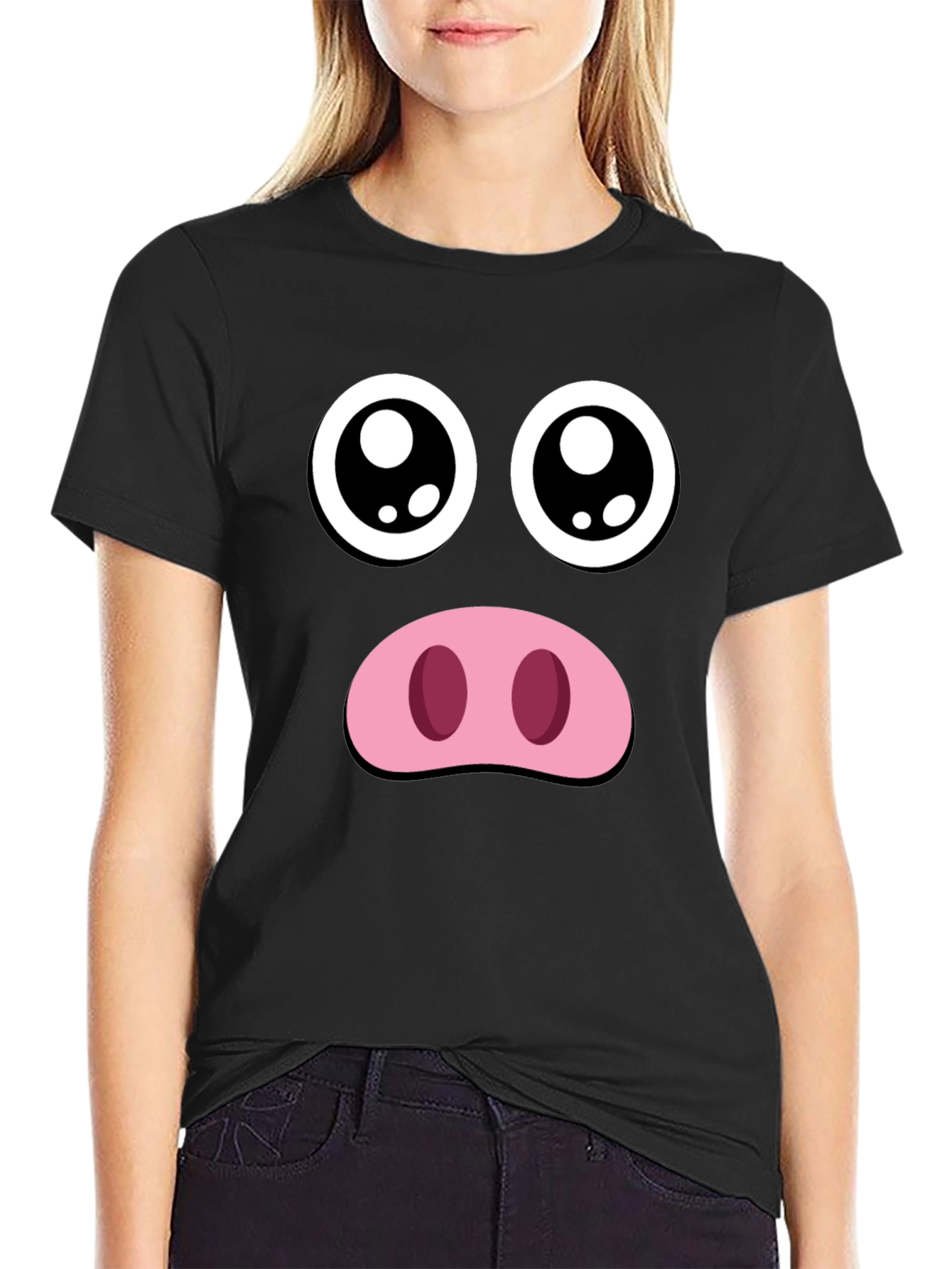 Funny Pig Face T-Shirt