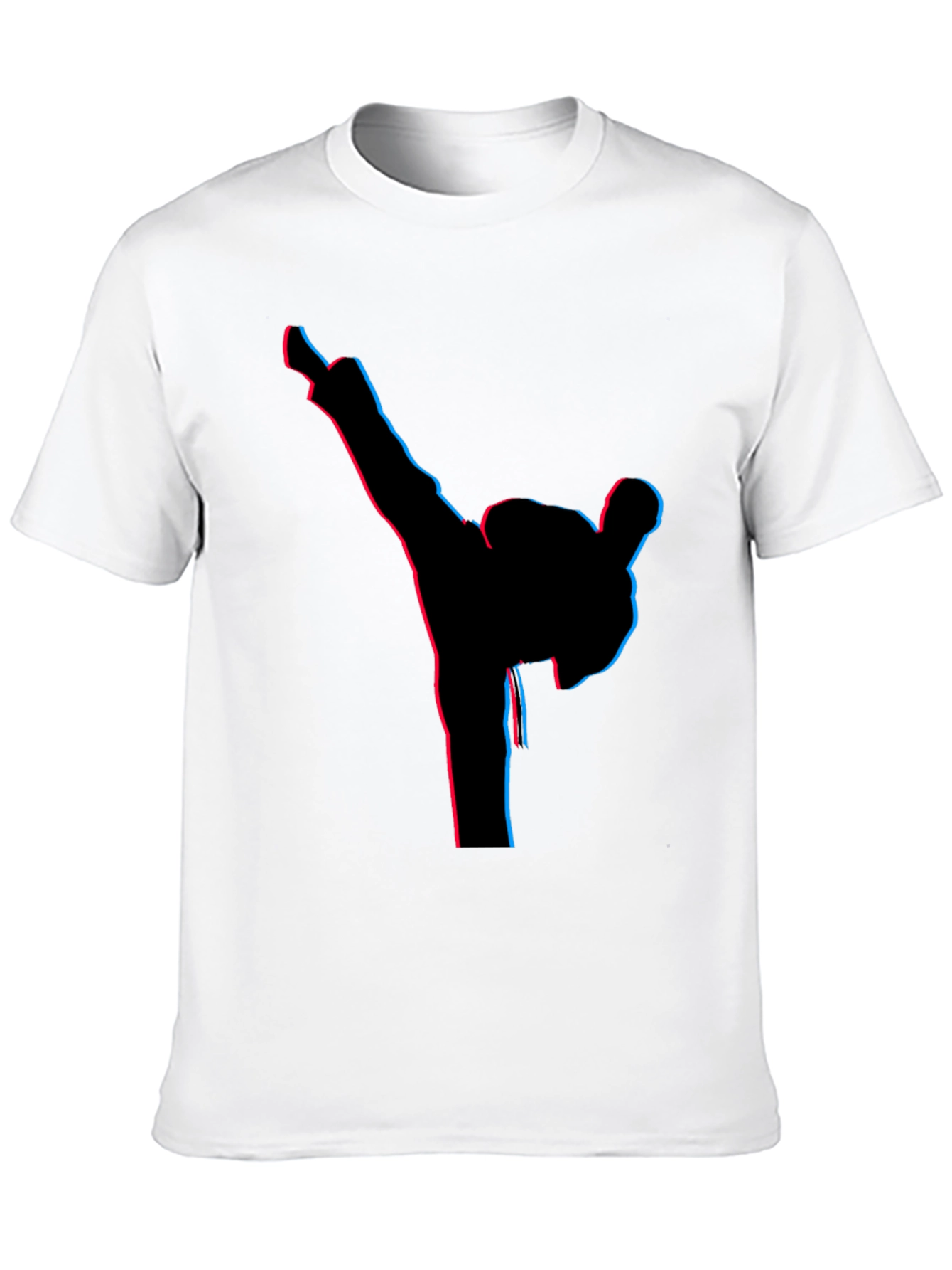 Black Martial Arts Silhouette Tee