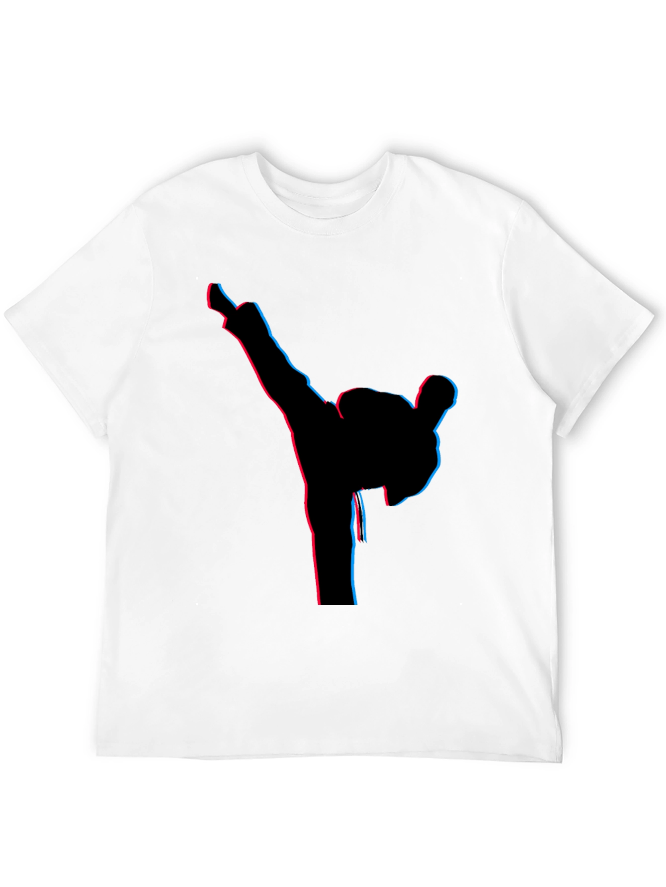 Black Martial Arts Silhouette Tee