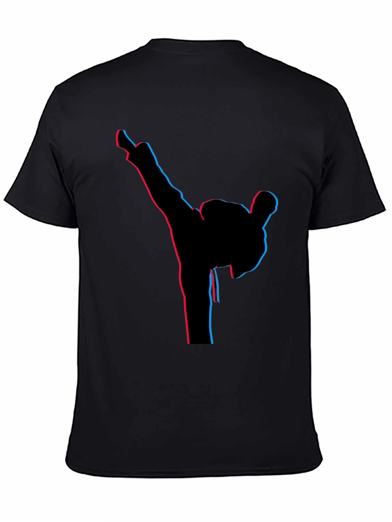 Black Martial Arts Silhouette Tee