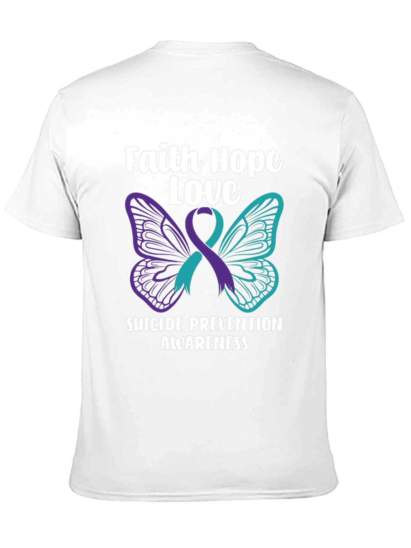 Faith Hope Love Suicide Prevention Awareness T-Shirt