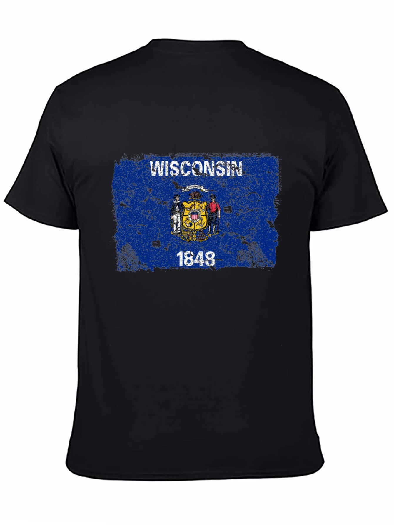 Wisconsin Flag Graphic T-Shirt