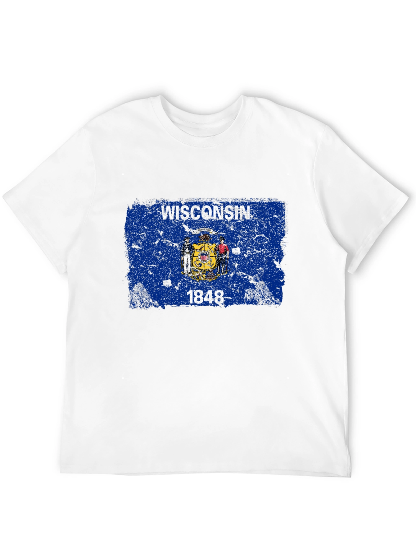 Wisconsin Flag Graphic T-Shirt