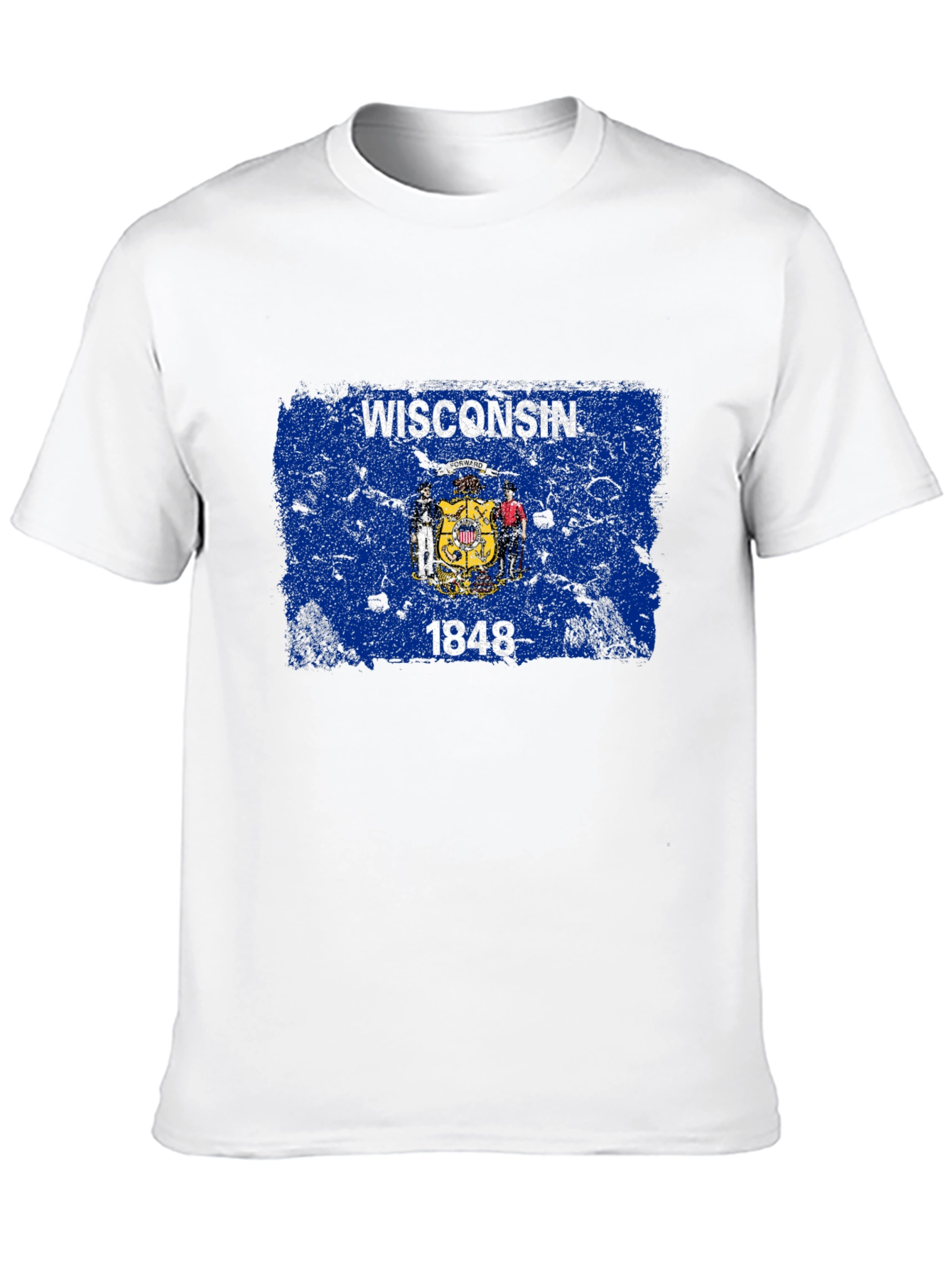 Wisconsin Flag Graphic T-Shirt