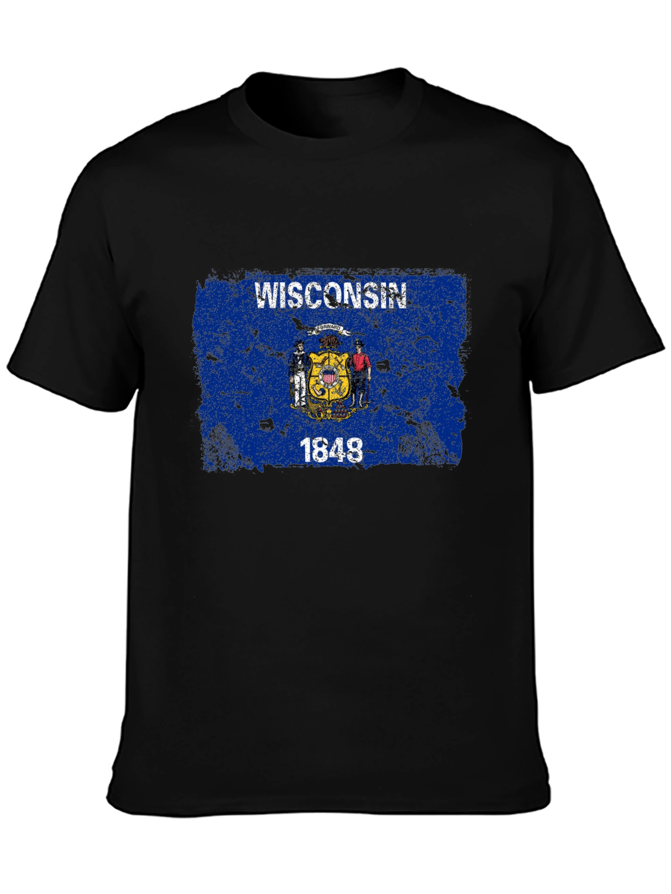 Wisconsin Flag Graphic T-Shirt