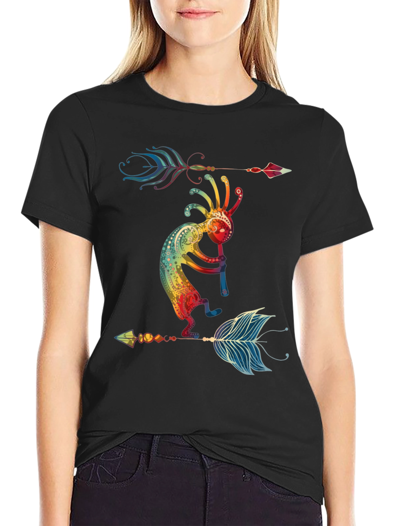 Kokopelli Arrow Graphic T-Shirt
