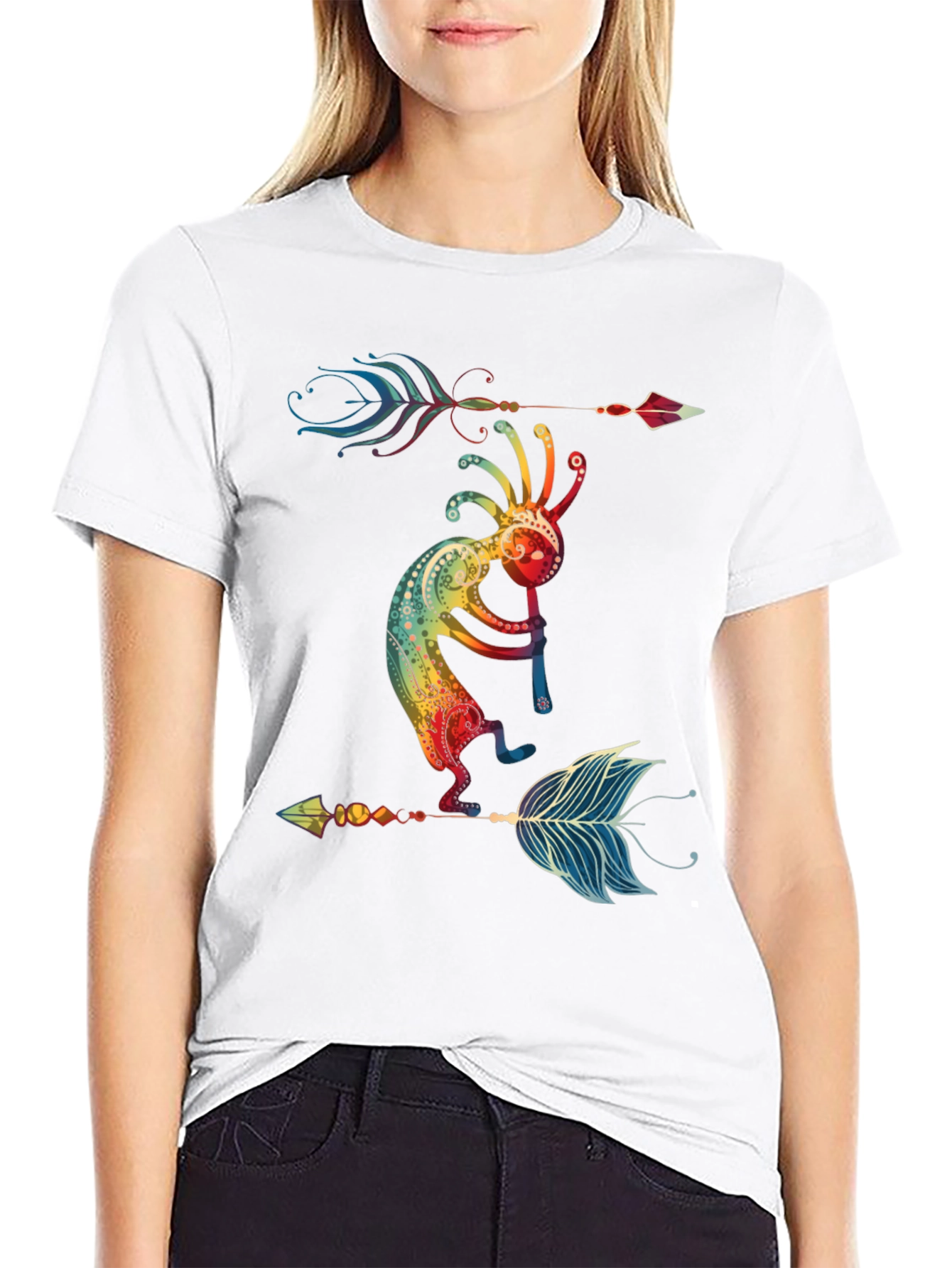 Kokopelli Arrow Graphic T-Shirt