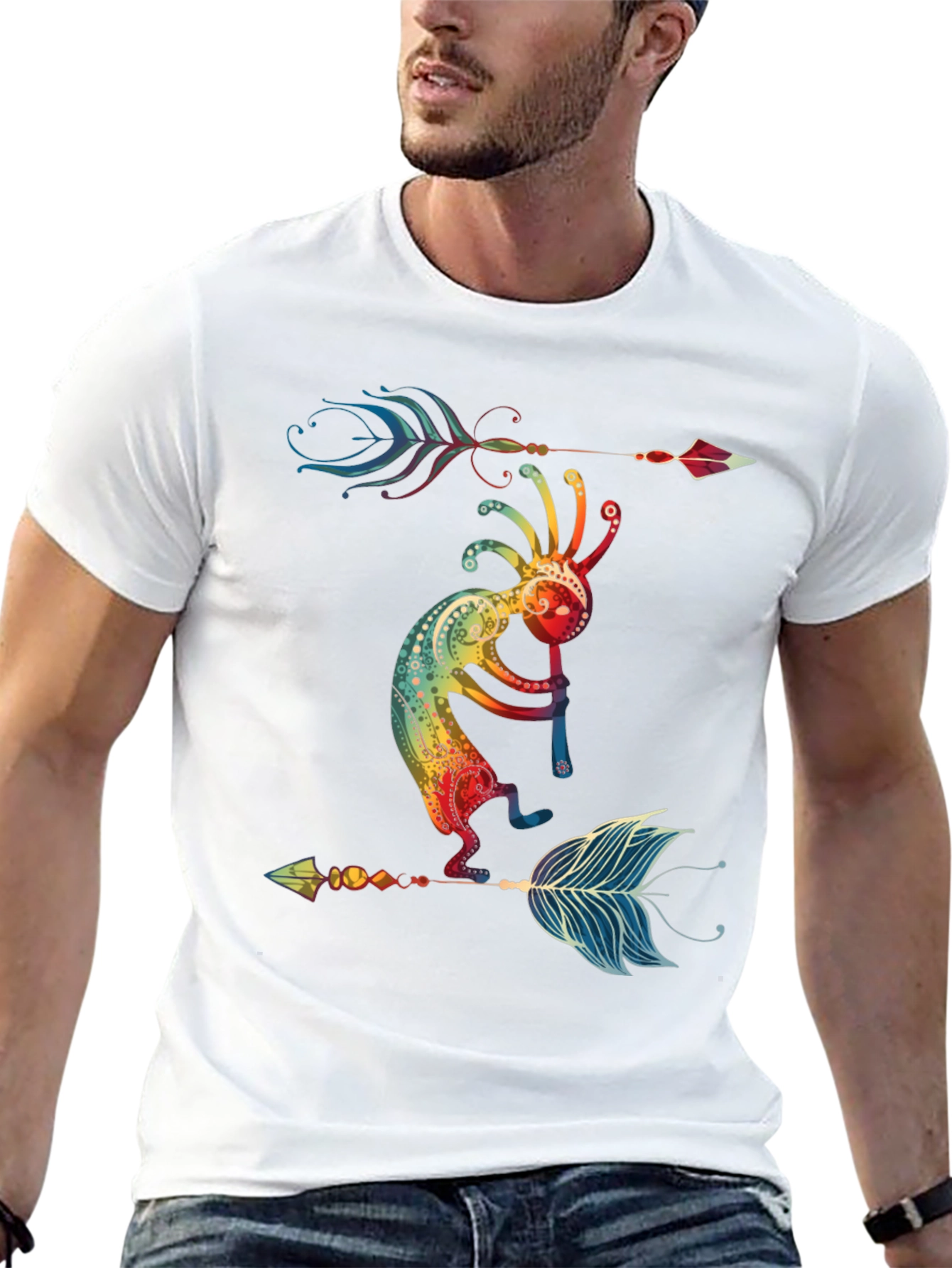 Kokopelli Arrow Graphic T-Shirt