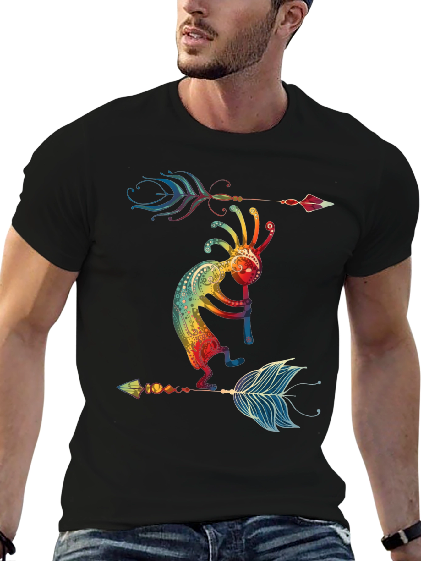 Kokopelli Arrow Graphic T-Shirt