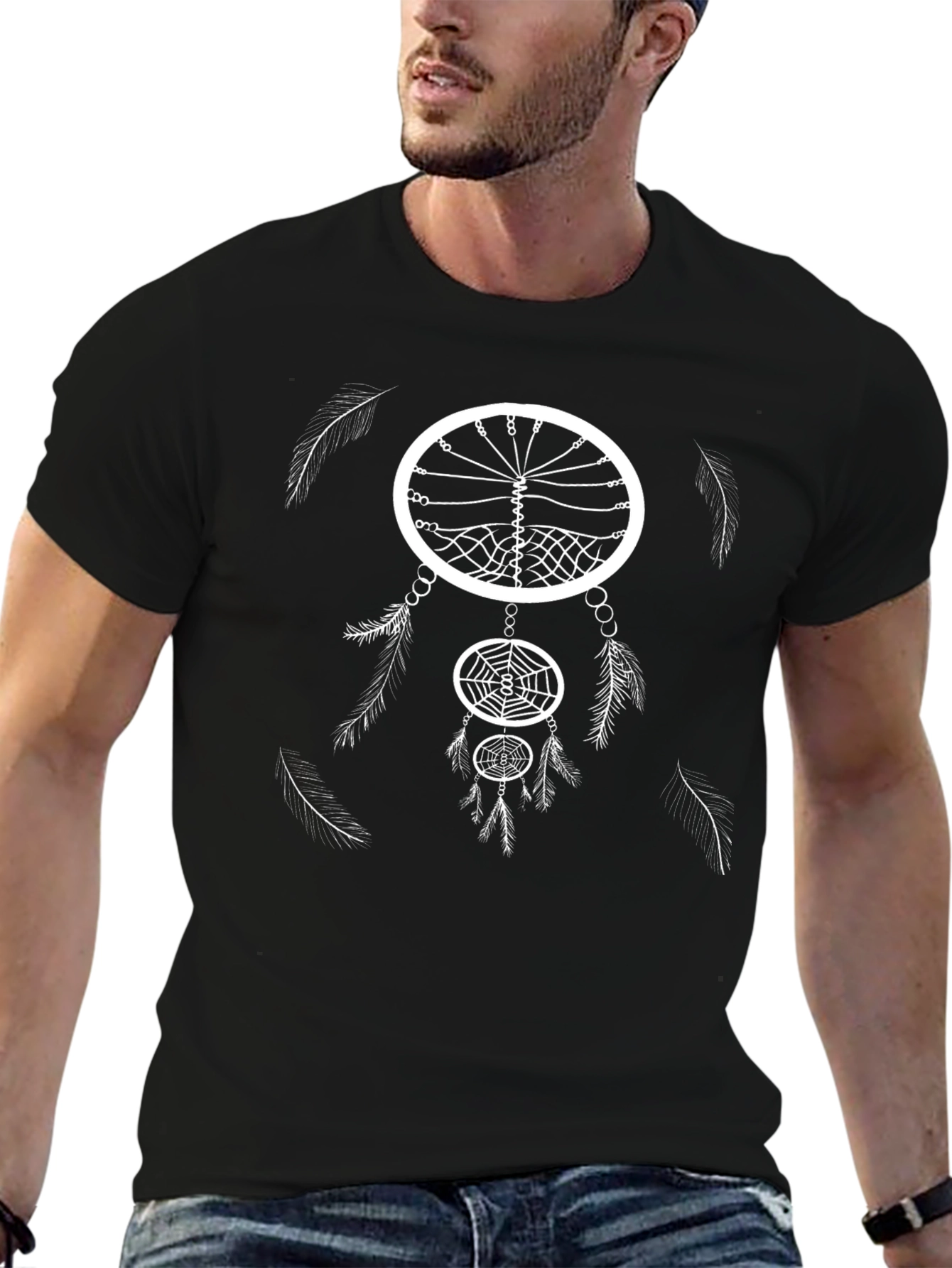 Dreamcatcher Graphic Print Mens T-Shirt