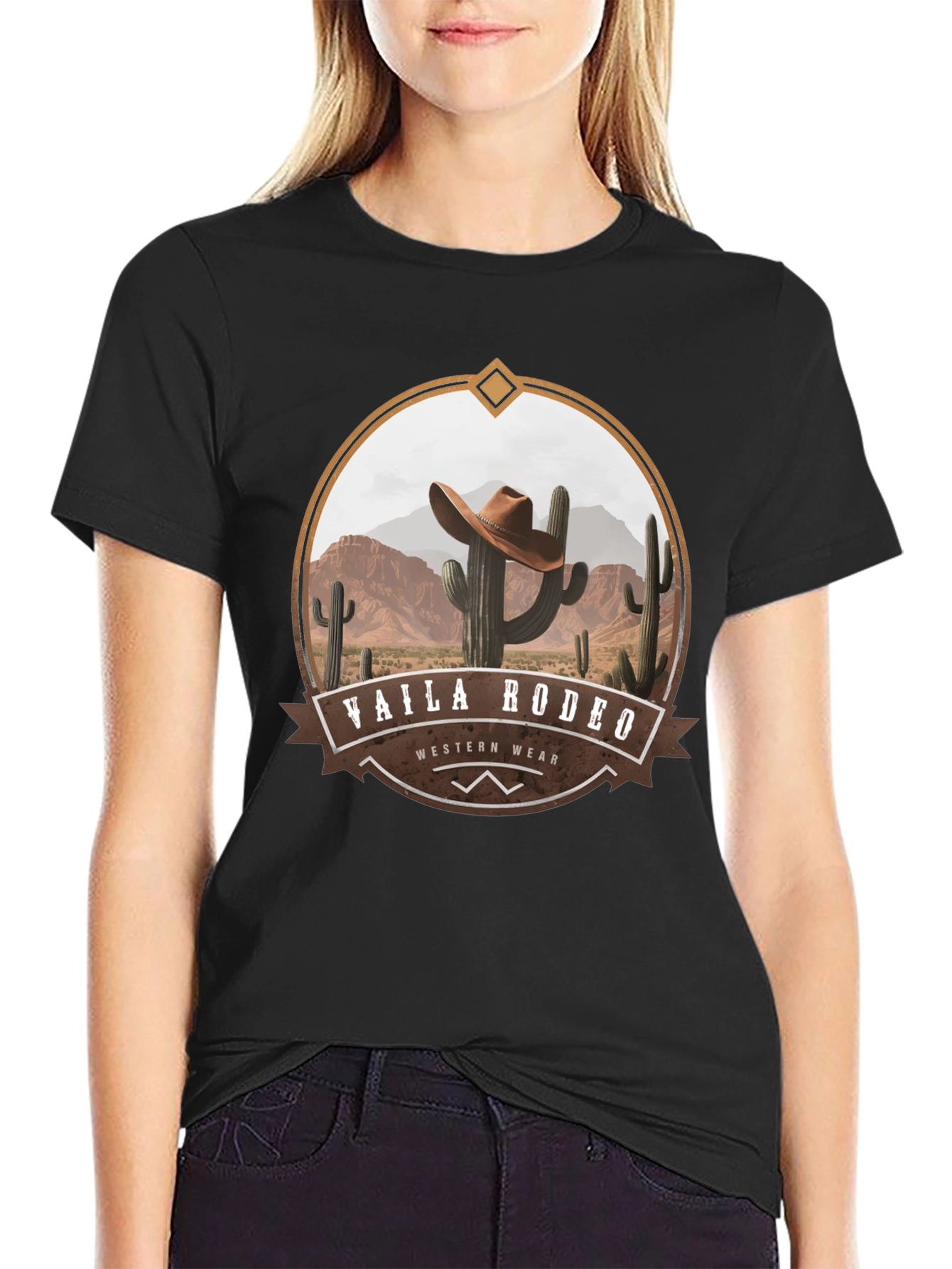 Vaila Rodeo Western Wear Graphic T-Shirt