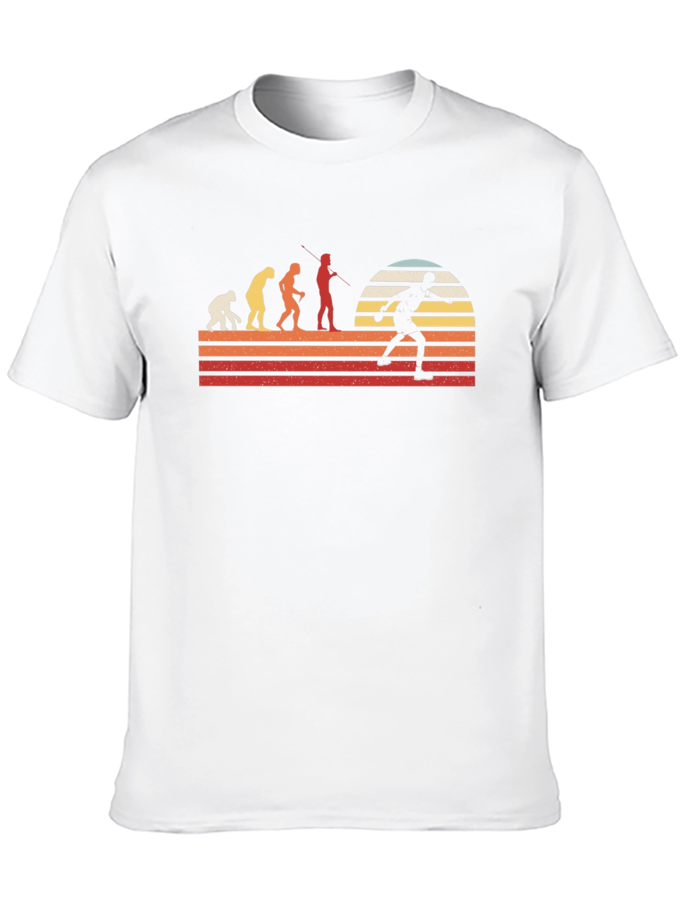 Evolution of Bowling Graphic Tee - Black