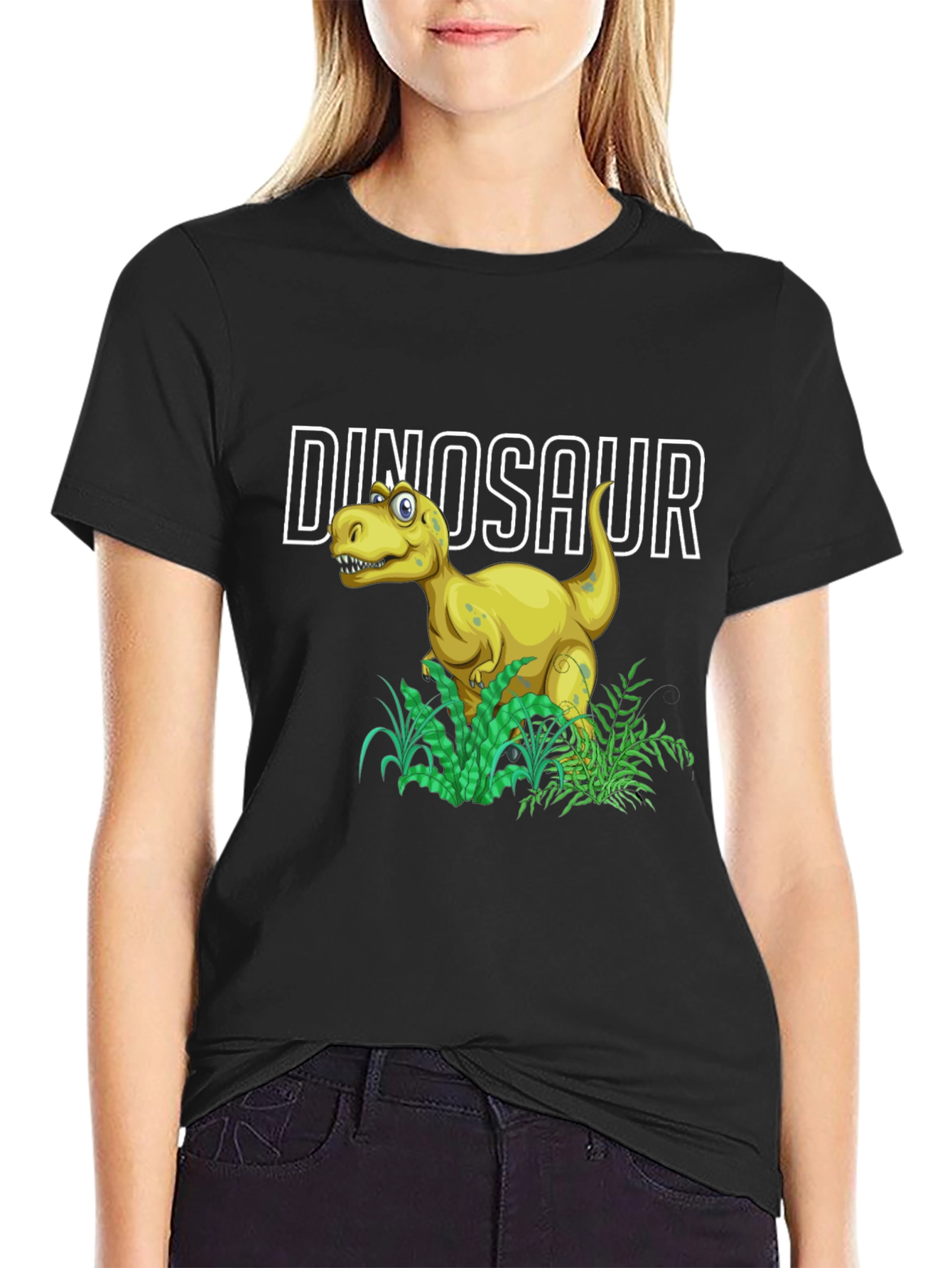 Dinosaur Graphic Print T-Shirt