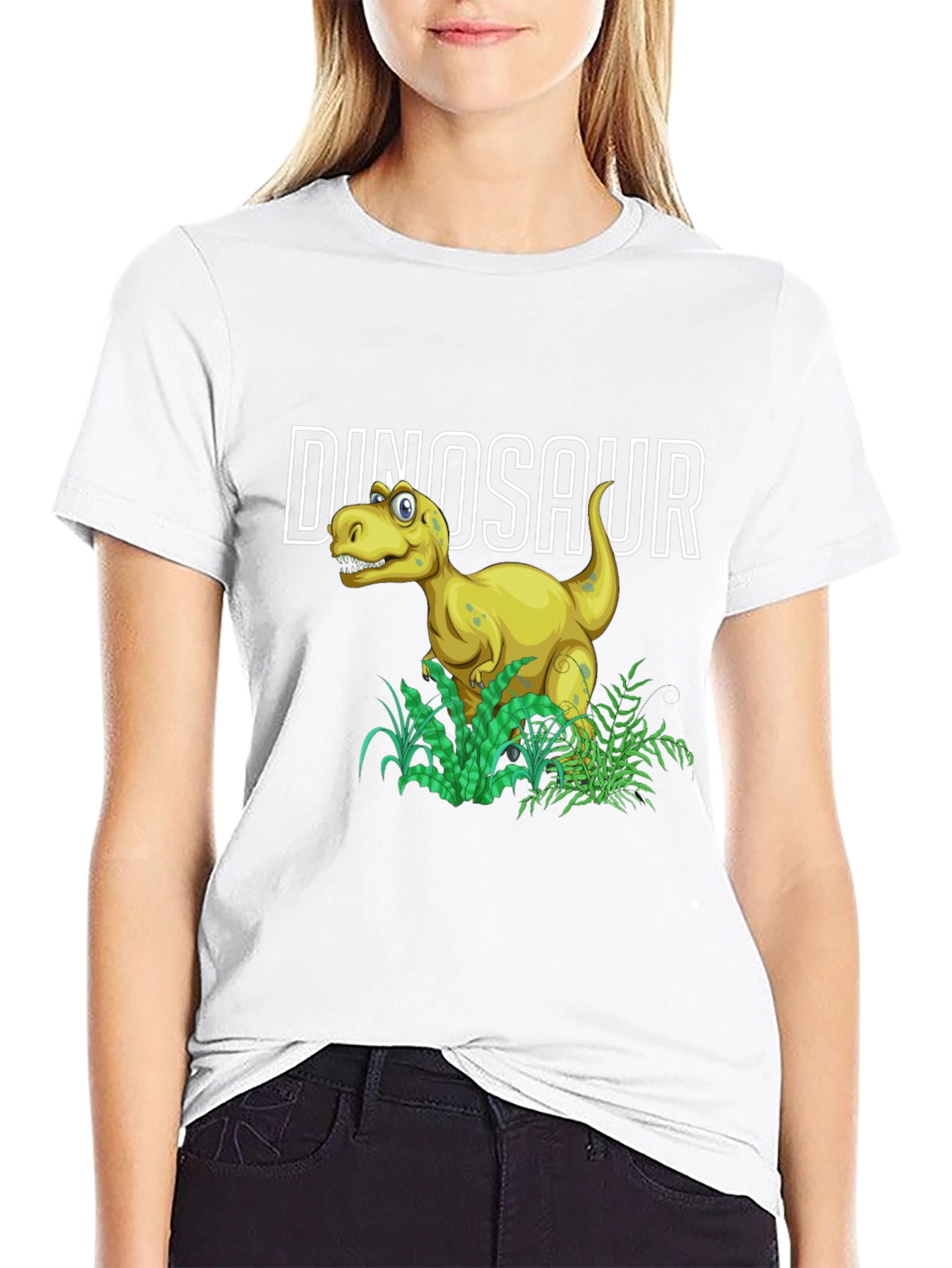 Dinosaur Graphic Print T-Shirt