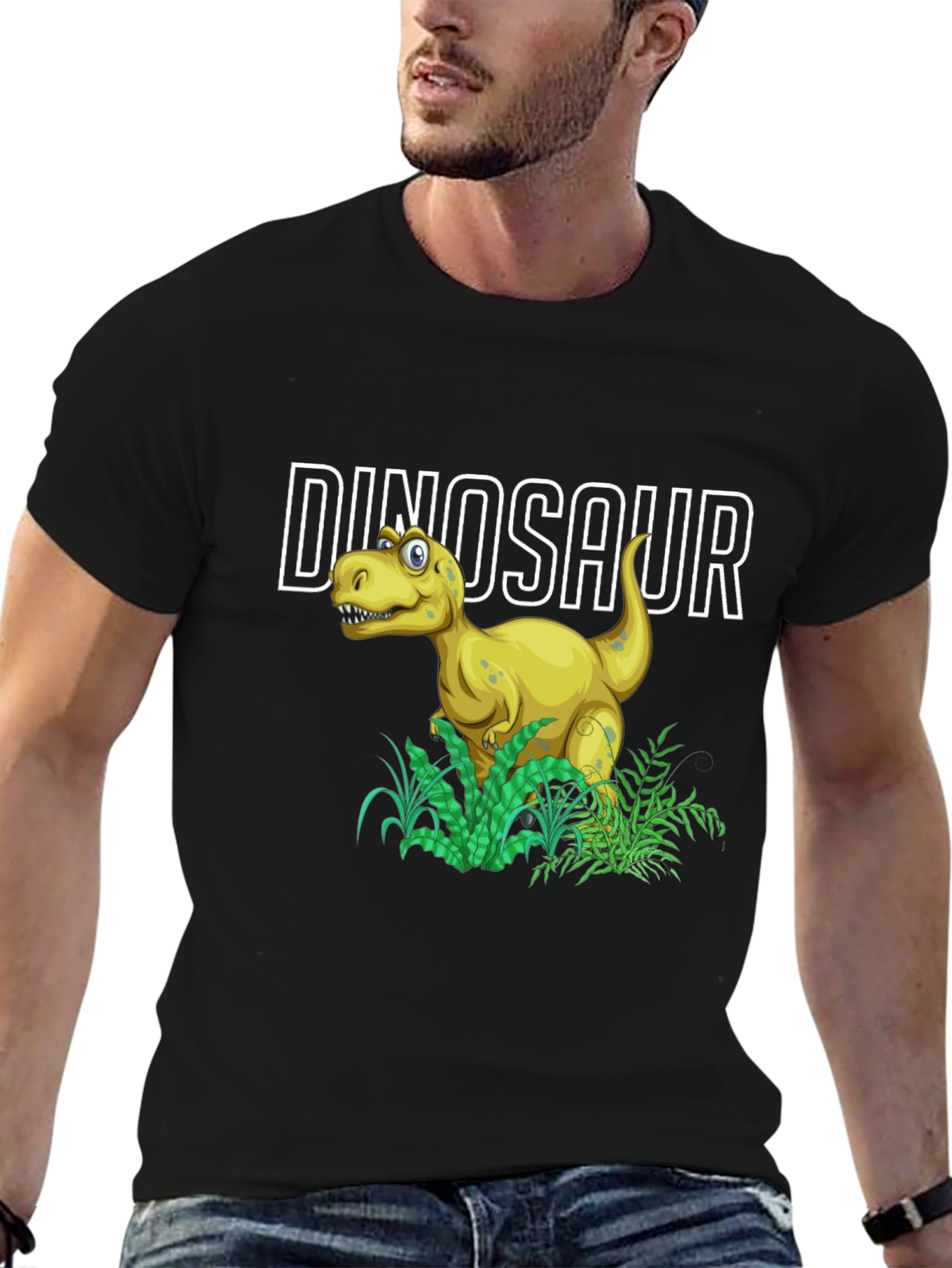 Dinosaur Graphic Print T-Shirt