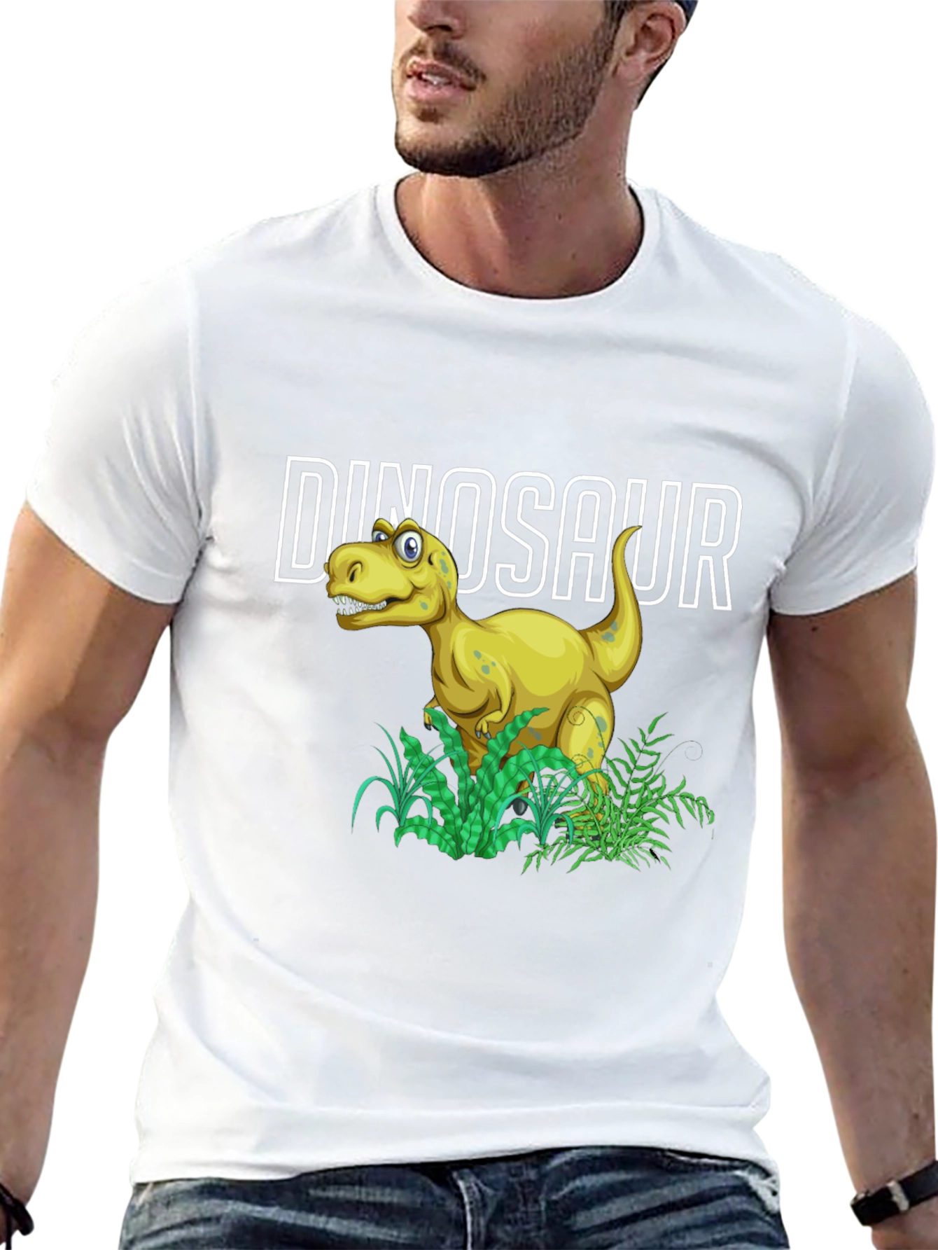 Dinosaur Graphic Print T-Shirt