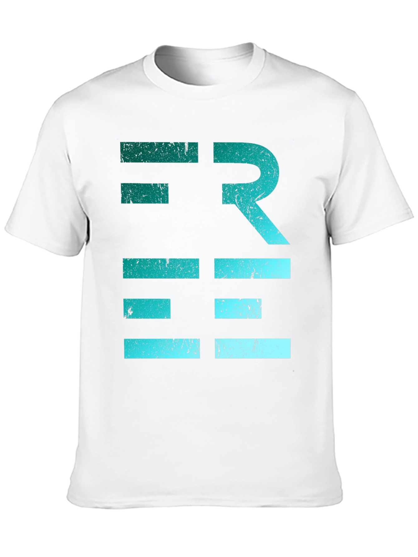 Abstract Graphic Tee - Modern Design Cotton Shirt