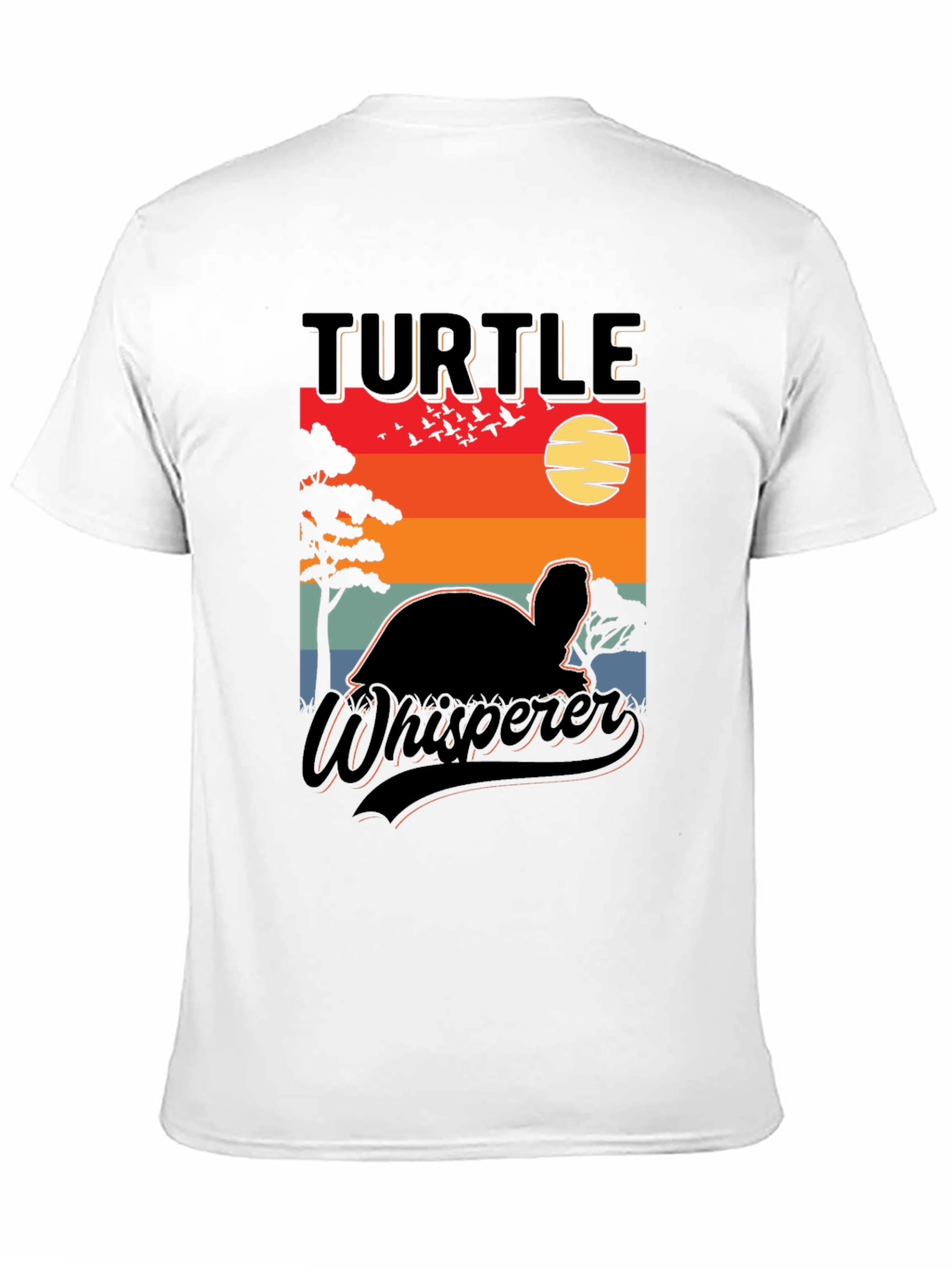 Turtle Whisperer Sunset Graphic Tee