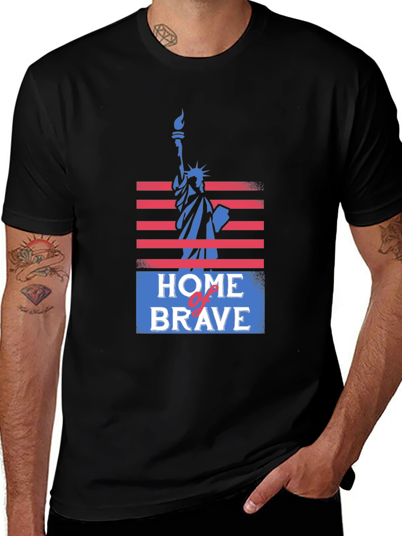 Home of the Brave Graphic T-Shirt