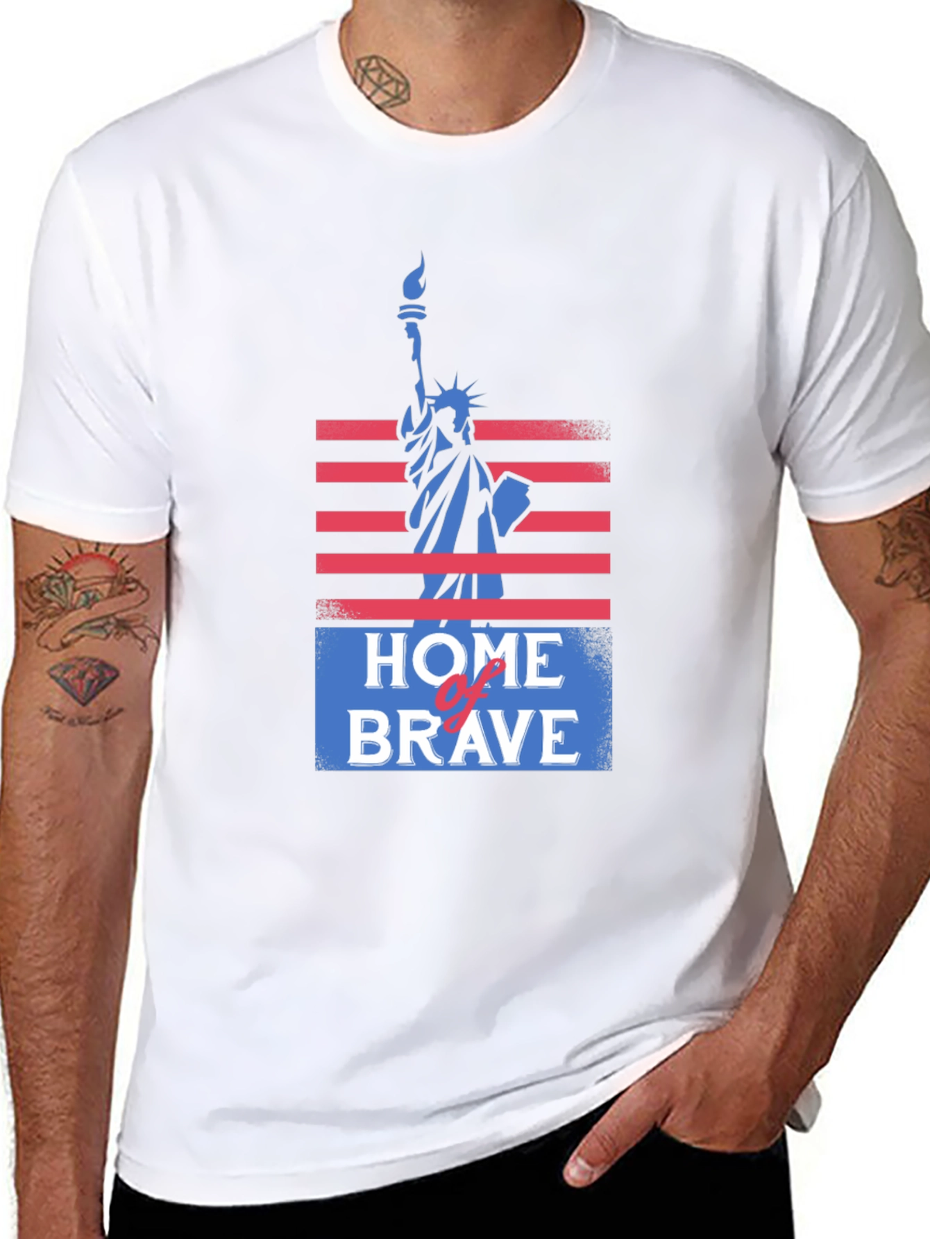 Home of the Brave Graphic T-Shirt