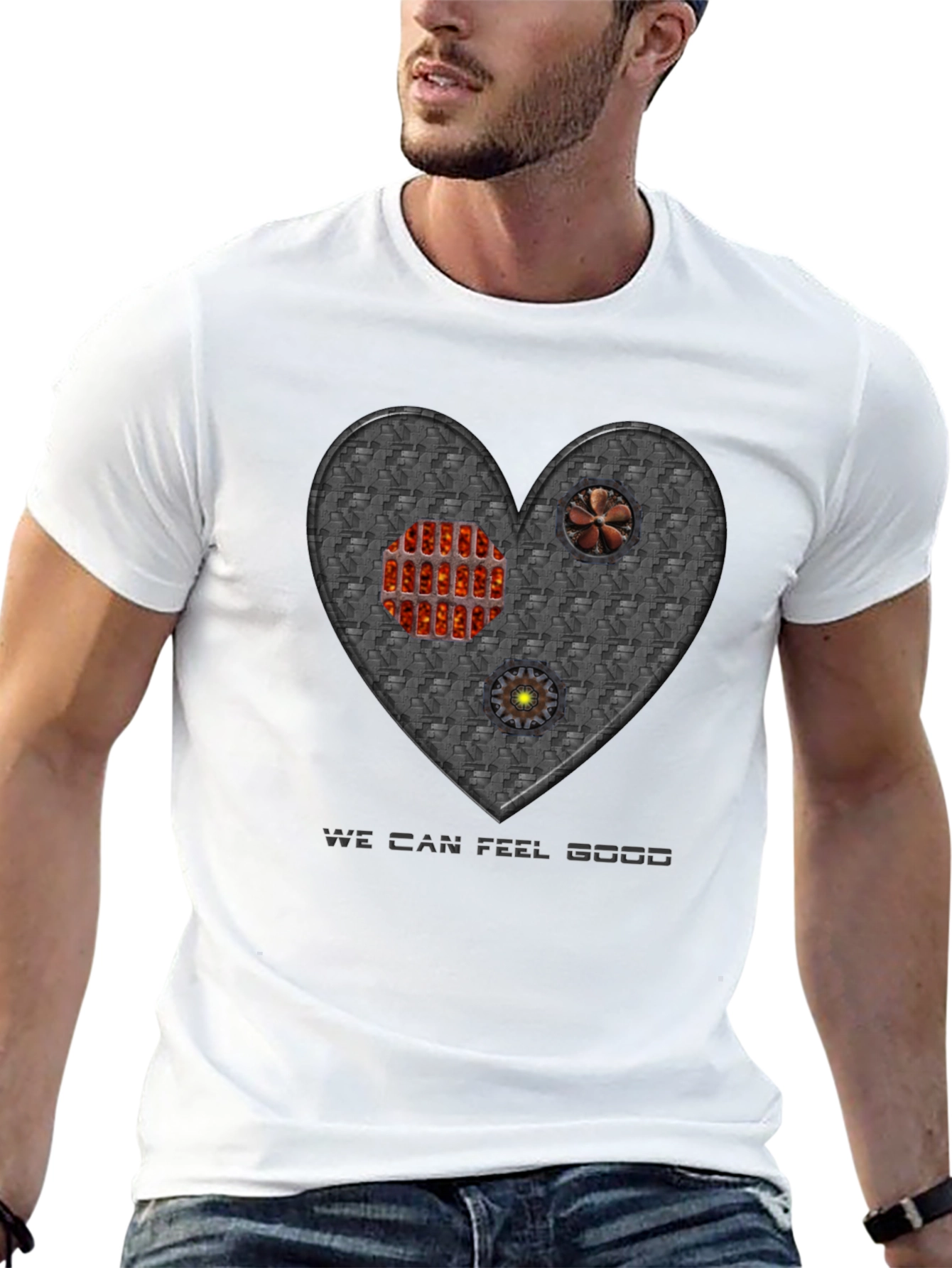 Steampunk Heart T-Shirt - Feel Good