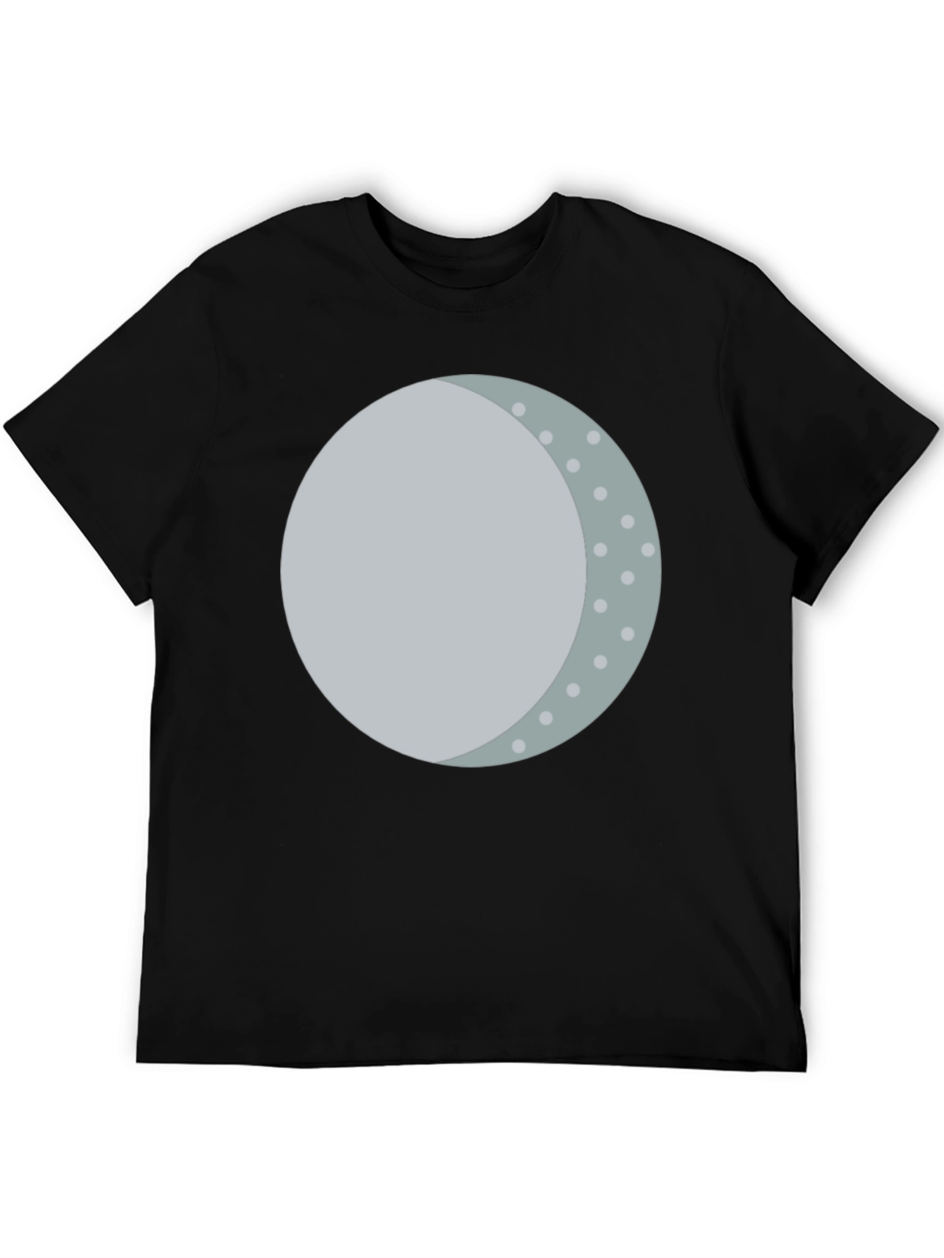 Lunar Phase Graphic Tee - Unique Moon Design