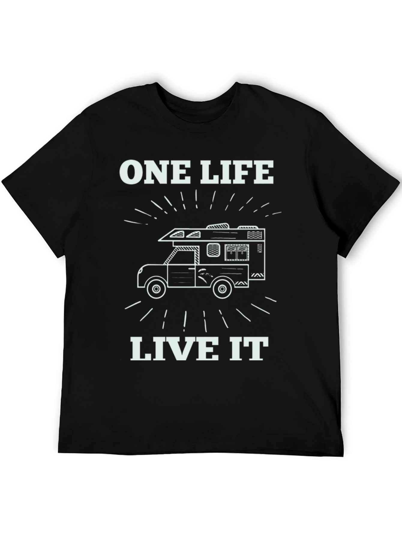 One Life Live It Camper Van Graphic T-Shirt