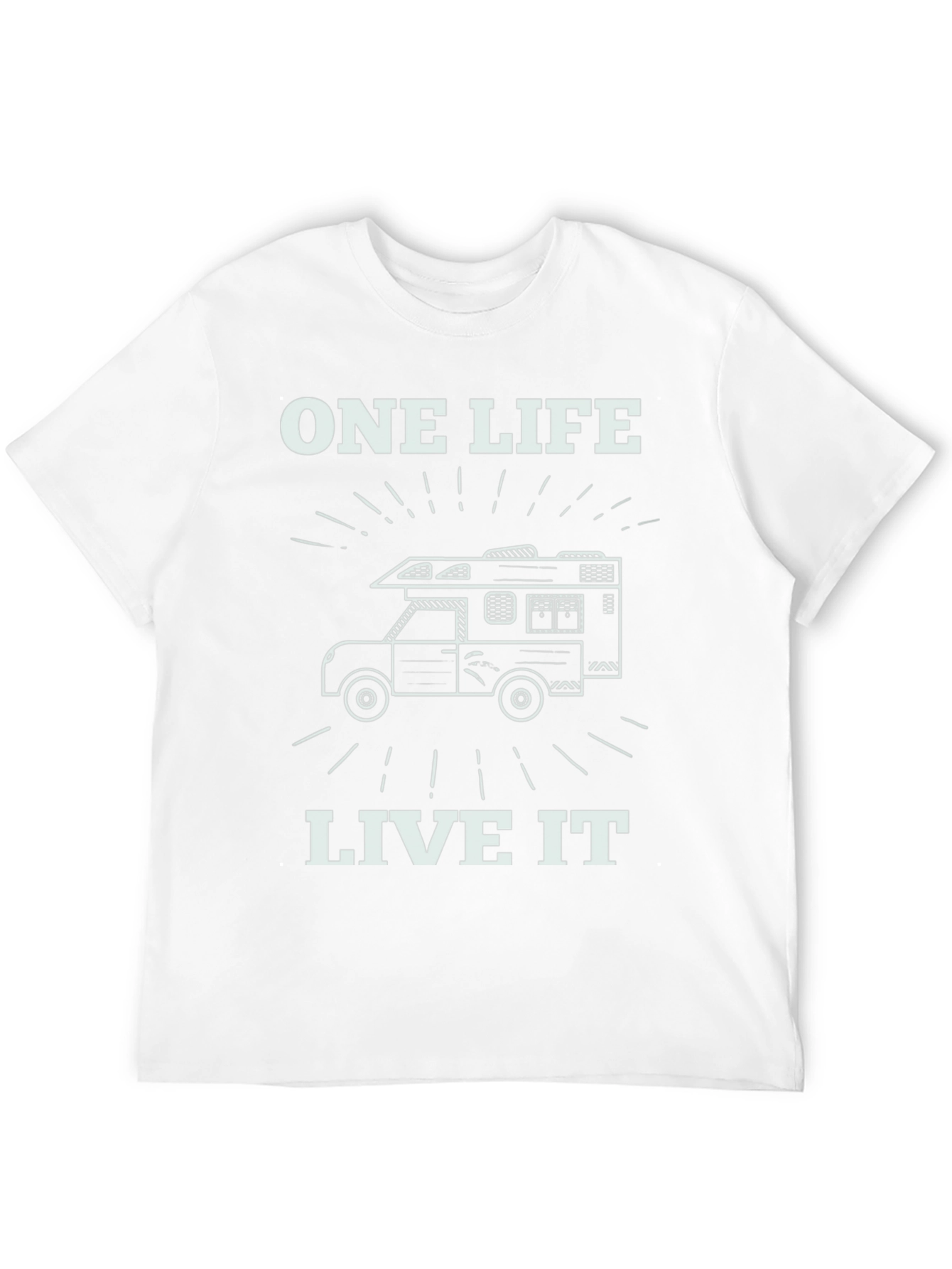 One Life Live It Camper Van Graphic T-Shirt