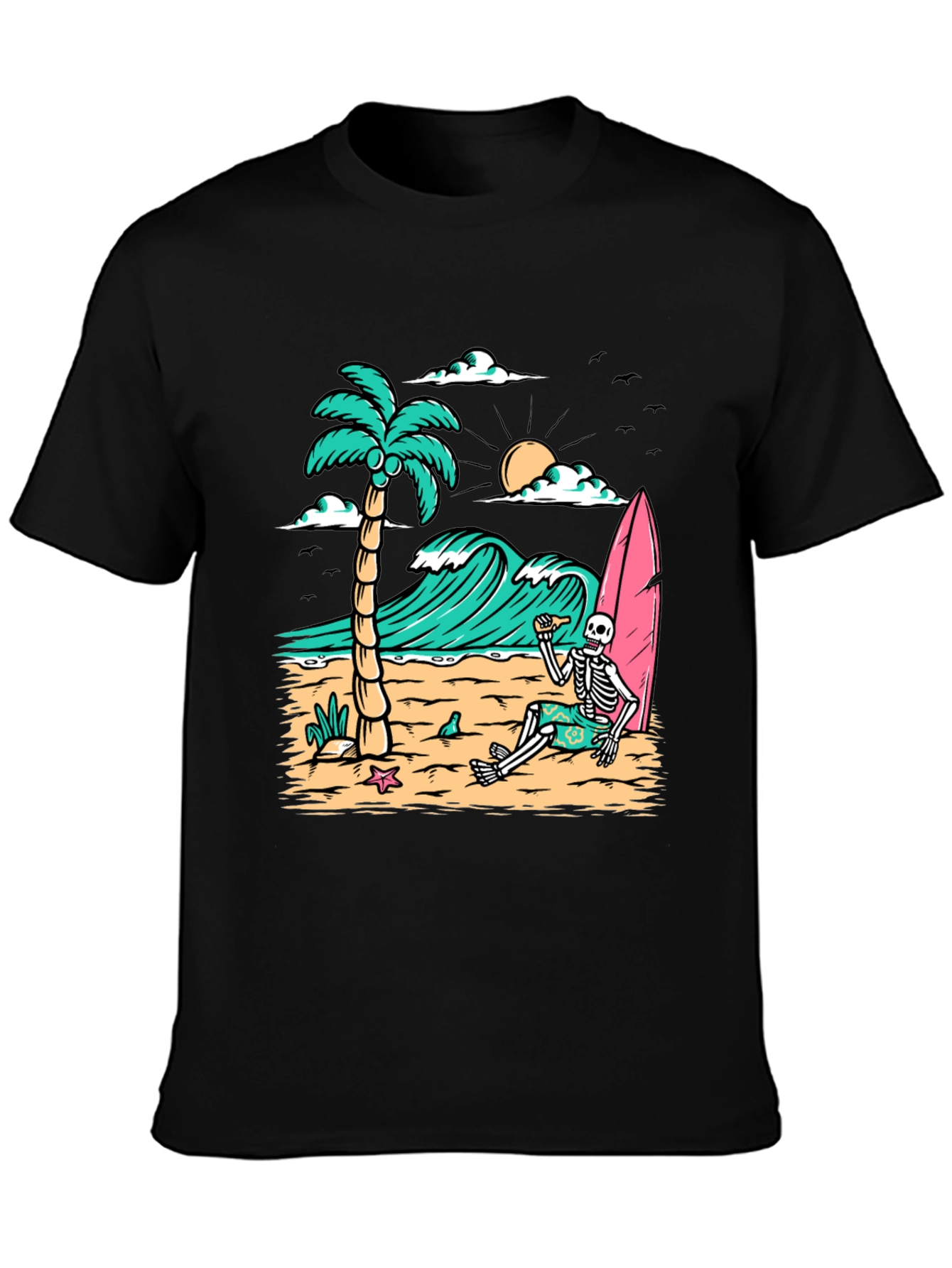 Relaxed Skeleton Beach T-Shirt