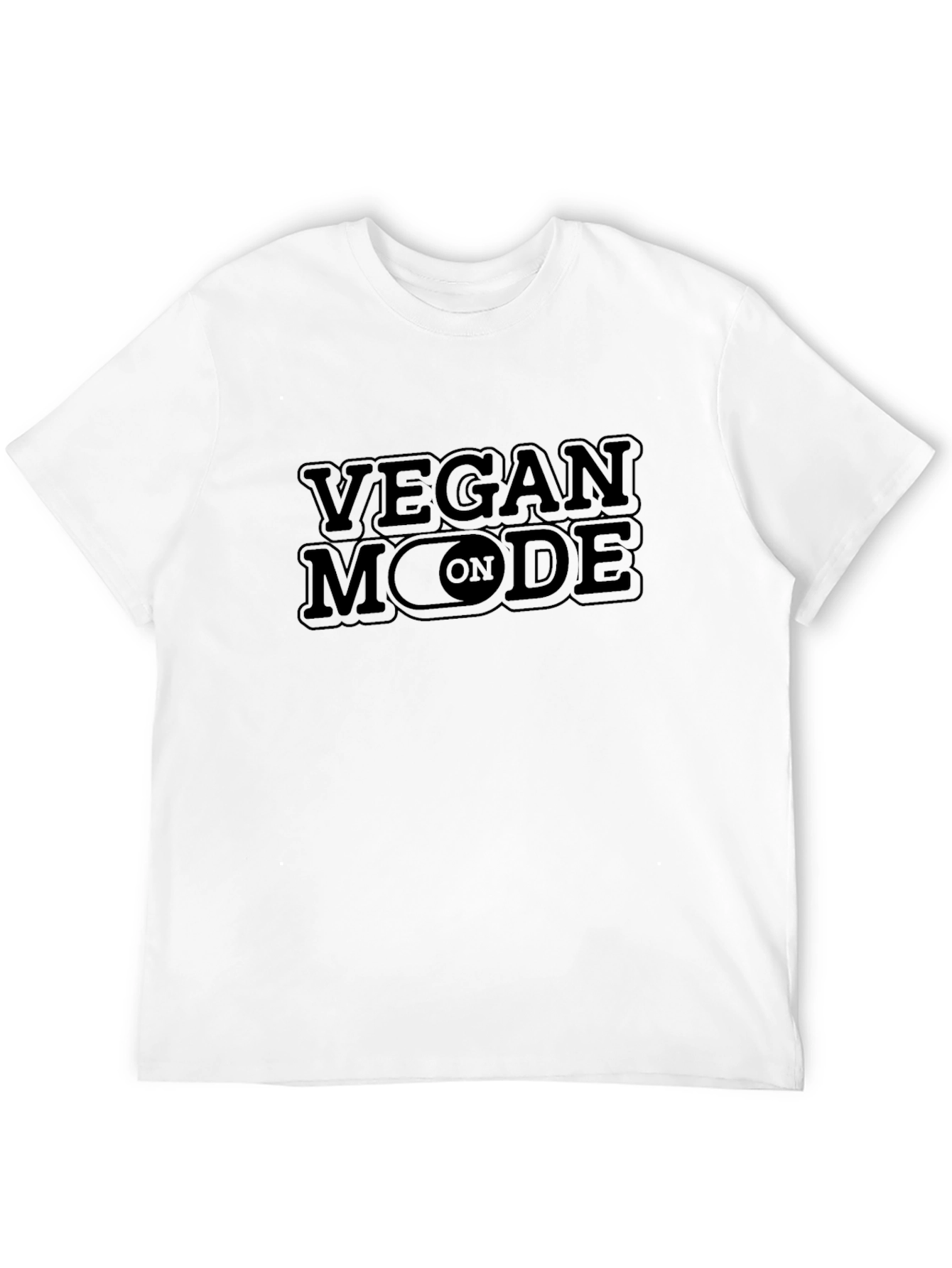 Vegan Mode On T-Shirt - Eco-Friendly Cotton Tee