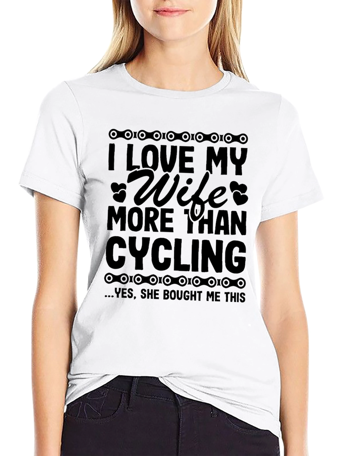I Love My Wife More Than Cycling T-Shirt