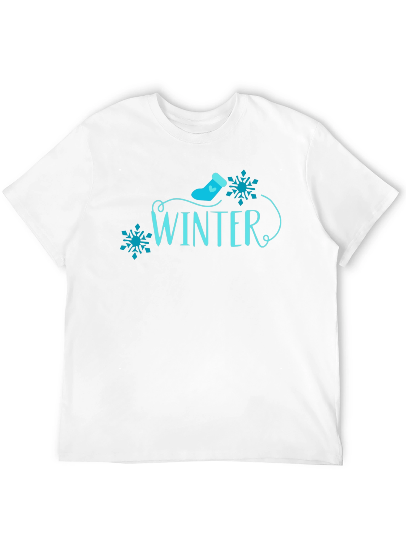 Winter Holiday Graphic Tee - Black