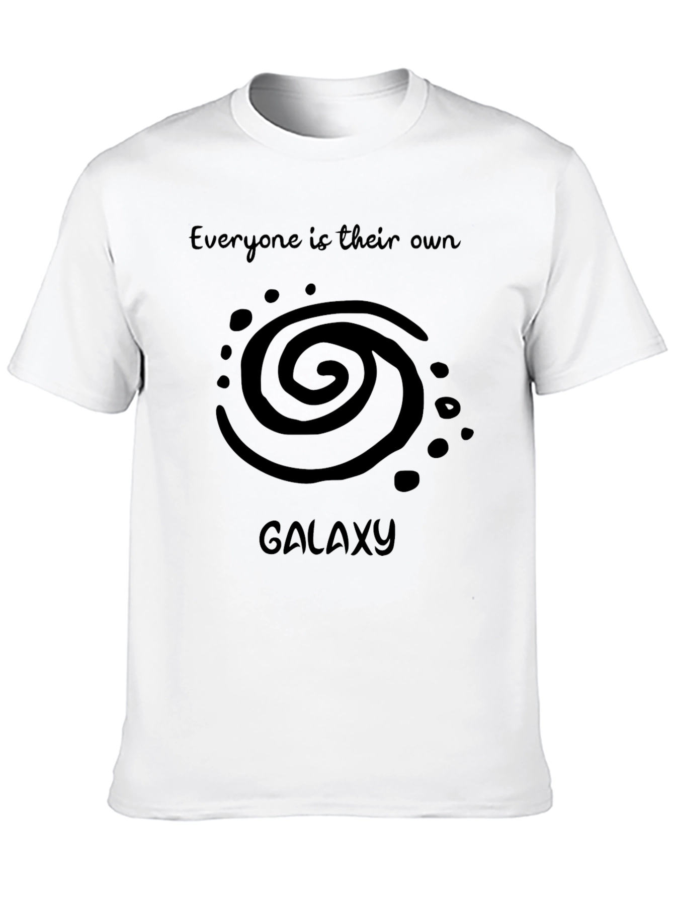 Everyone is Their Own Galaxy Black T-Shirt