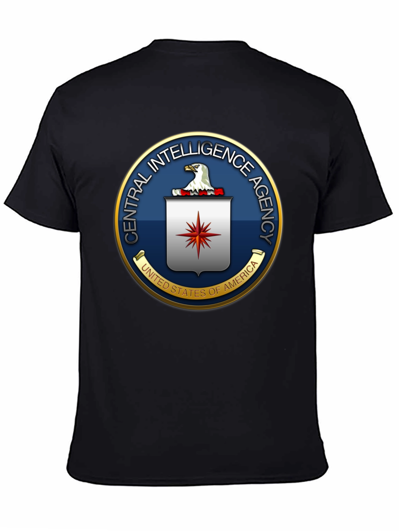 CIA Logo Graphic T-Shirt - Black
