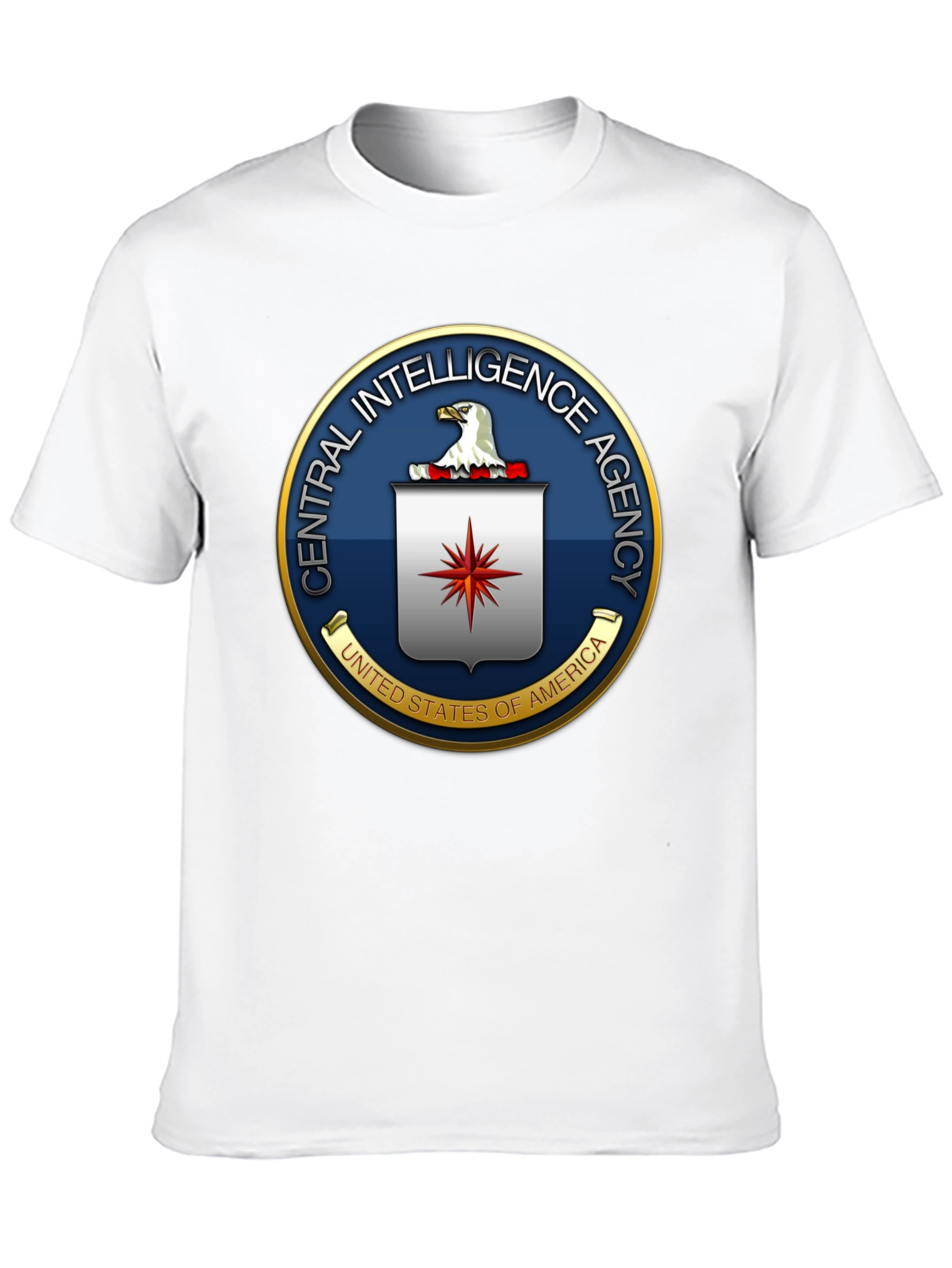 CIA Logo Graphic T-Shirt - Black
