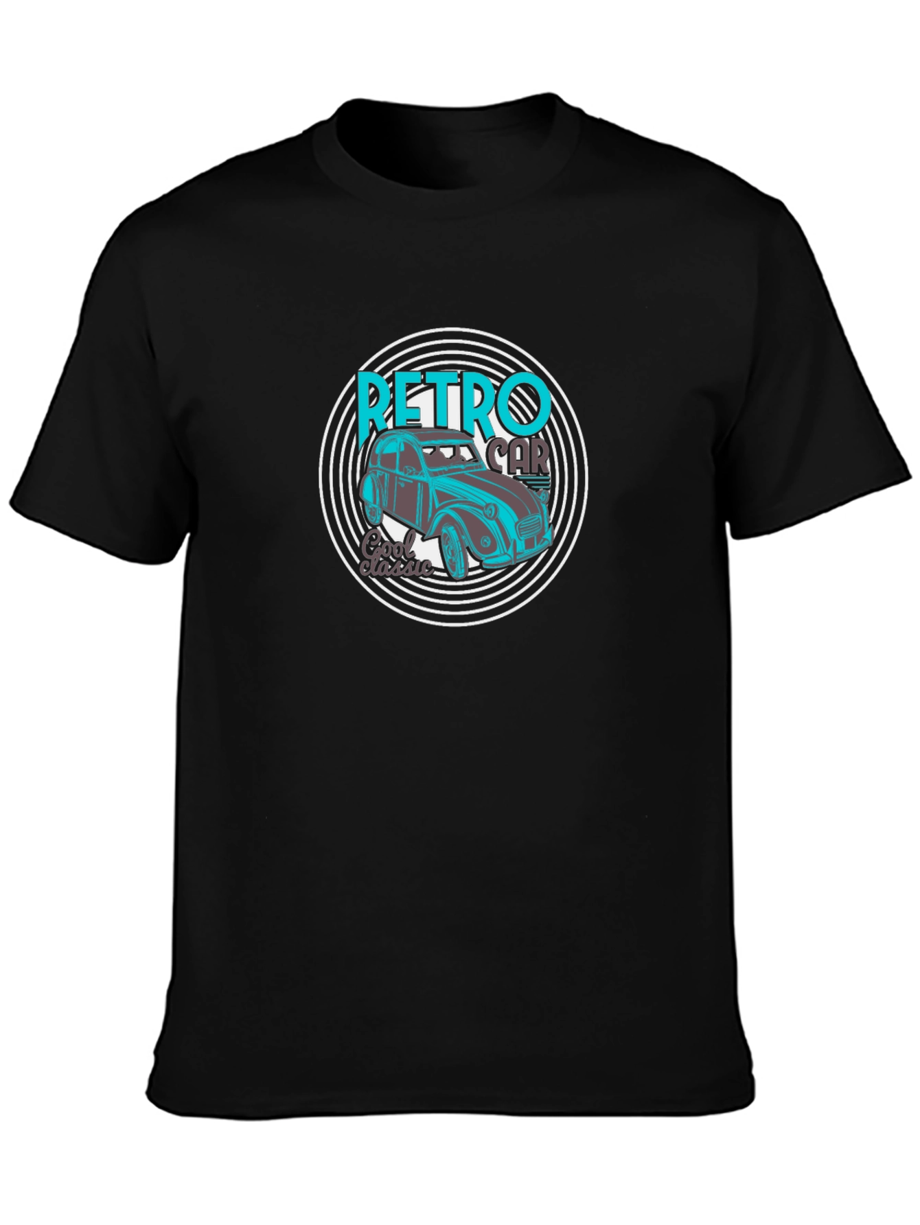 Retro Car Graphic T-Shirt - Classic Style