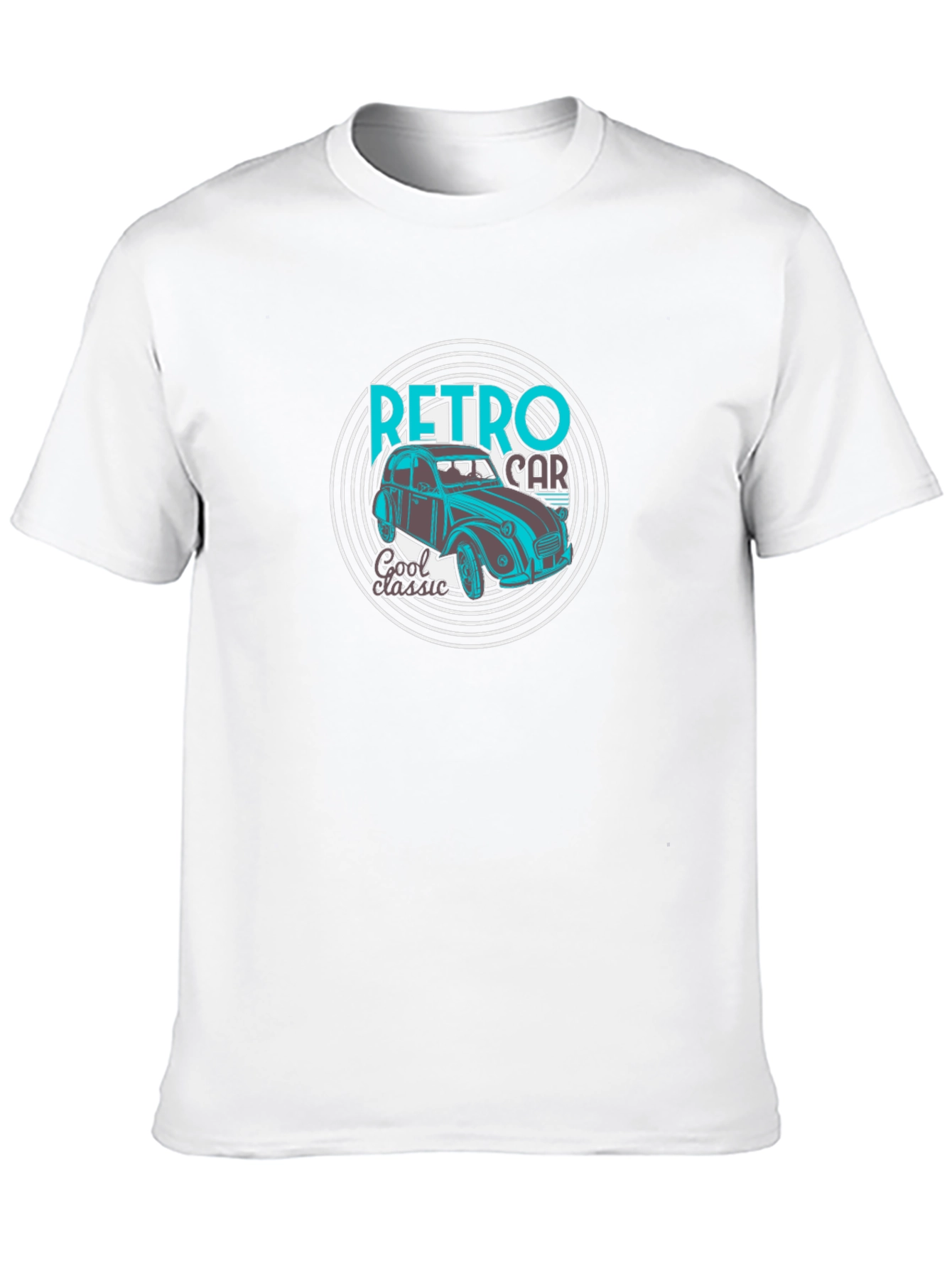 Retro Car Graphic T-Shirt - Classic Style