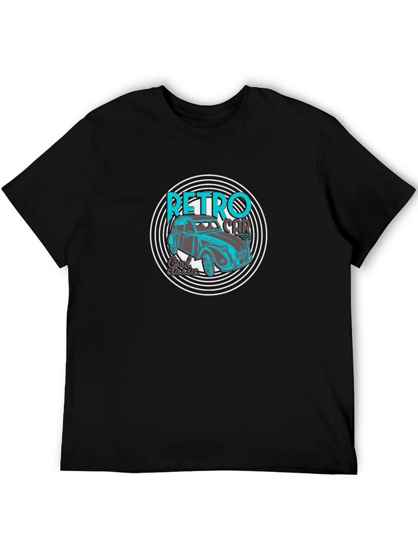 Retro Car Graphic T-Shirt - Classic Style