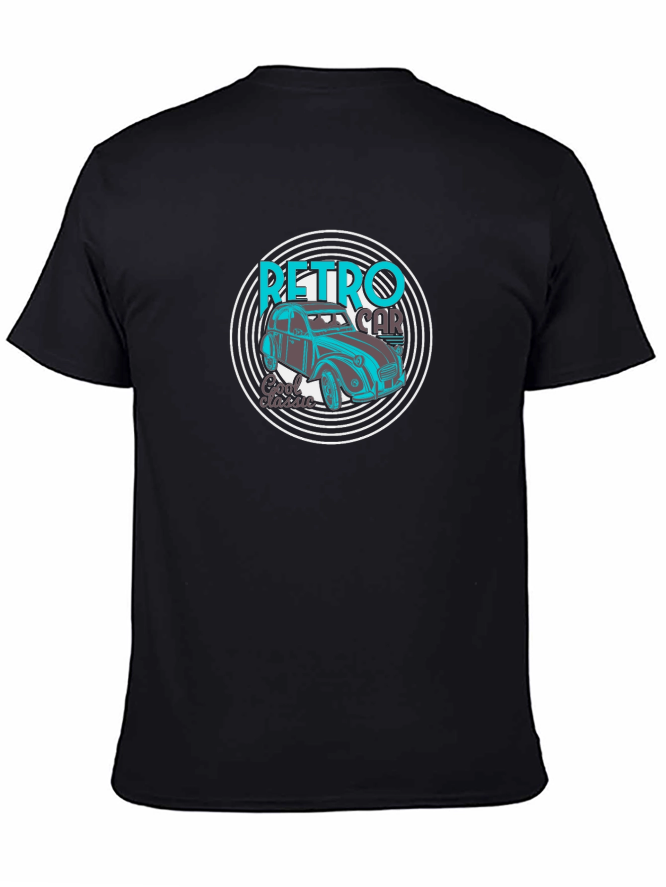 Retro Car Graphic T-Shirt - Classic Style