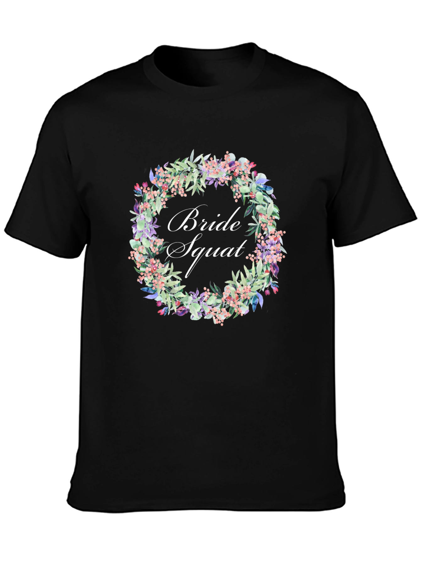Bride Squad Floral T-Shirt