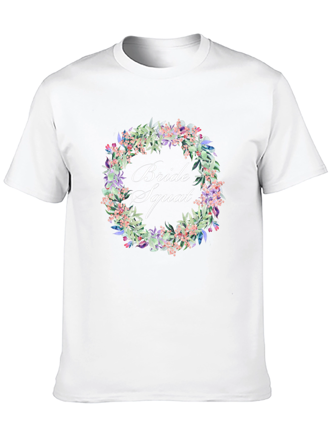 Bride Squad Floral T-Shirt