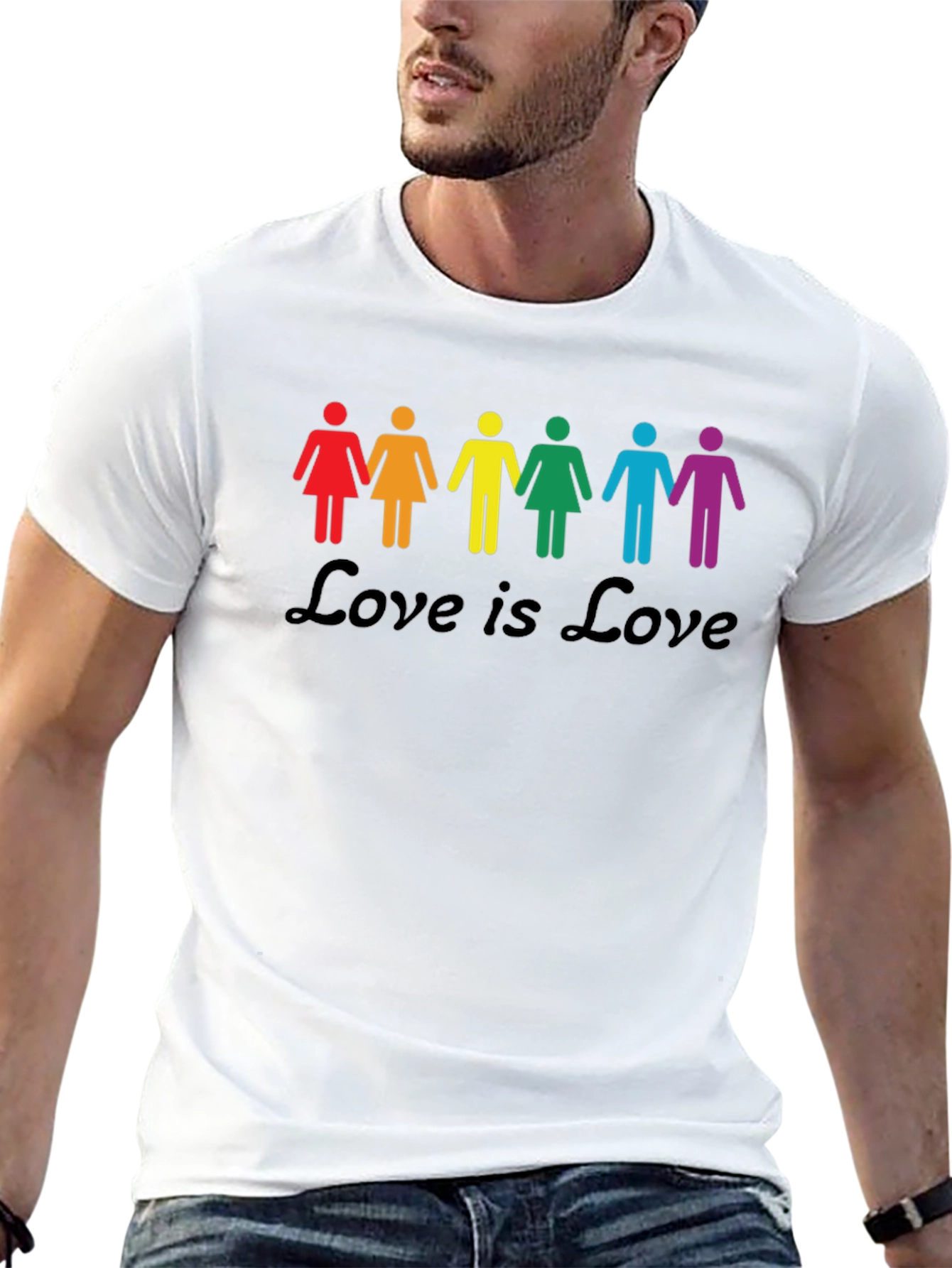 Love is Love LGBT Pride T-Shirt - Black