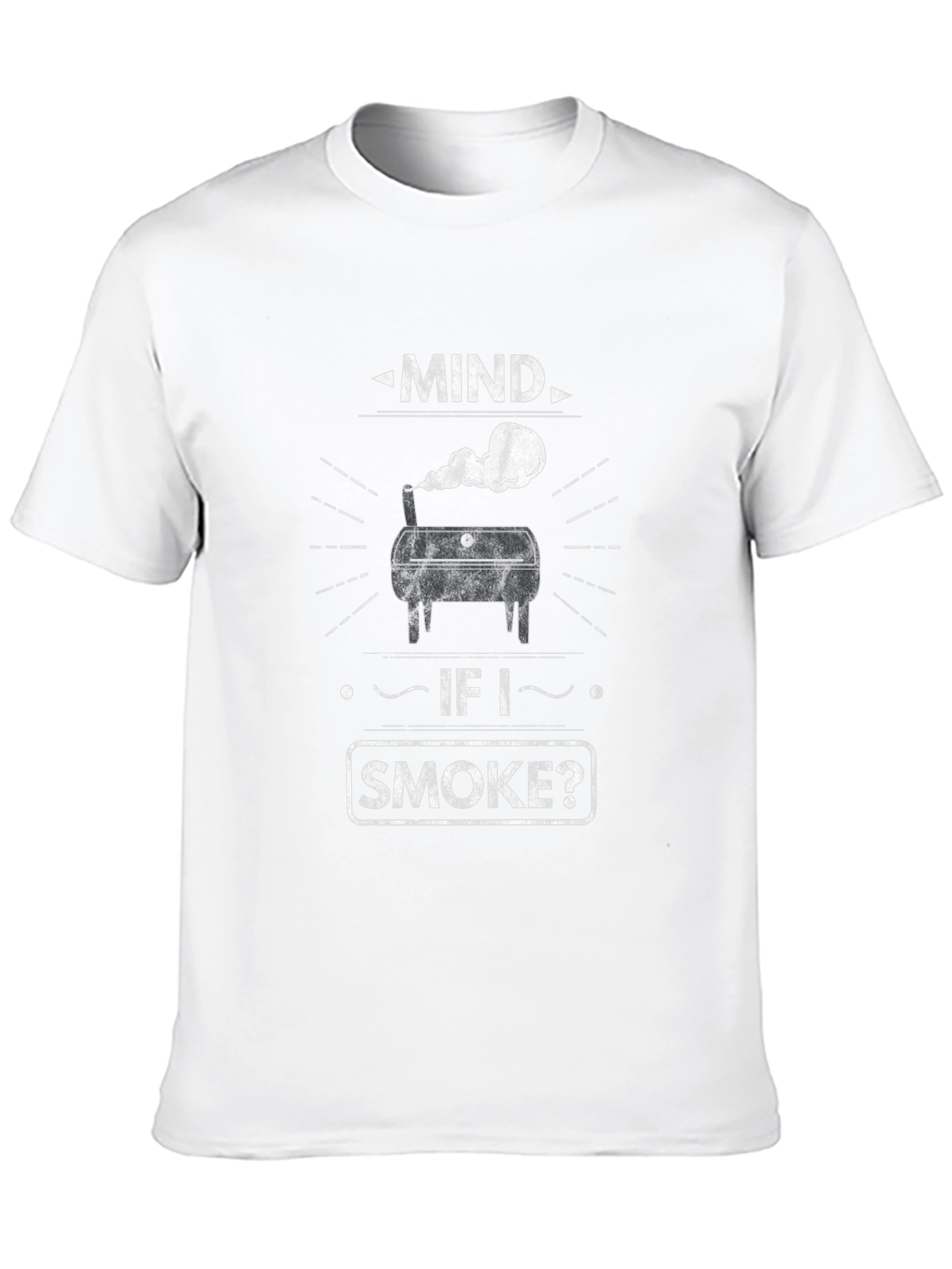 Mind If I Smoke? BBQ Grill Graphic Tee