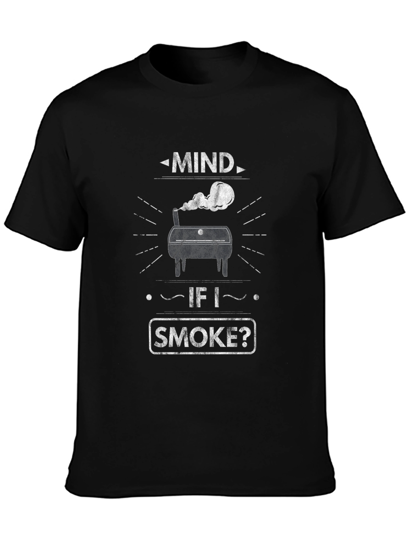 Mind If I Smoke? BBQ Grill Graphic Tee