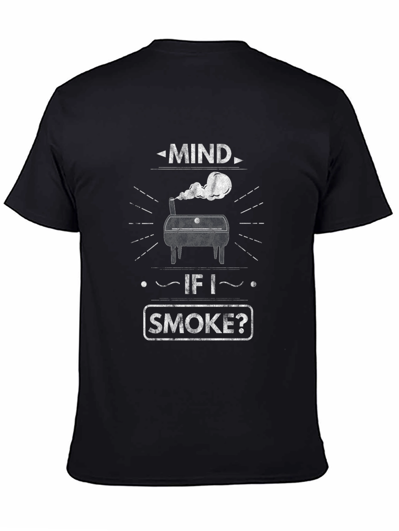 Mind If I Smoke? BBQ Grill Graphic Tee