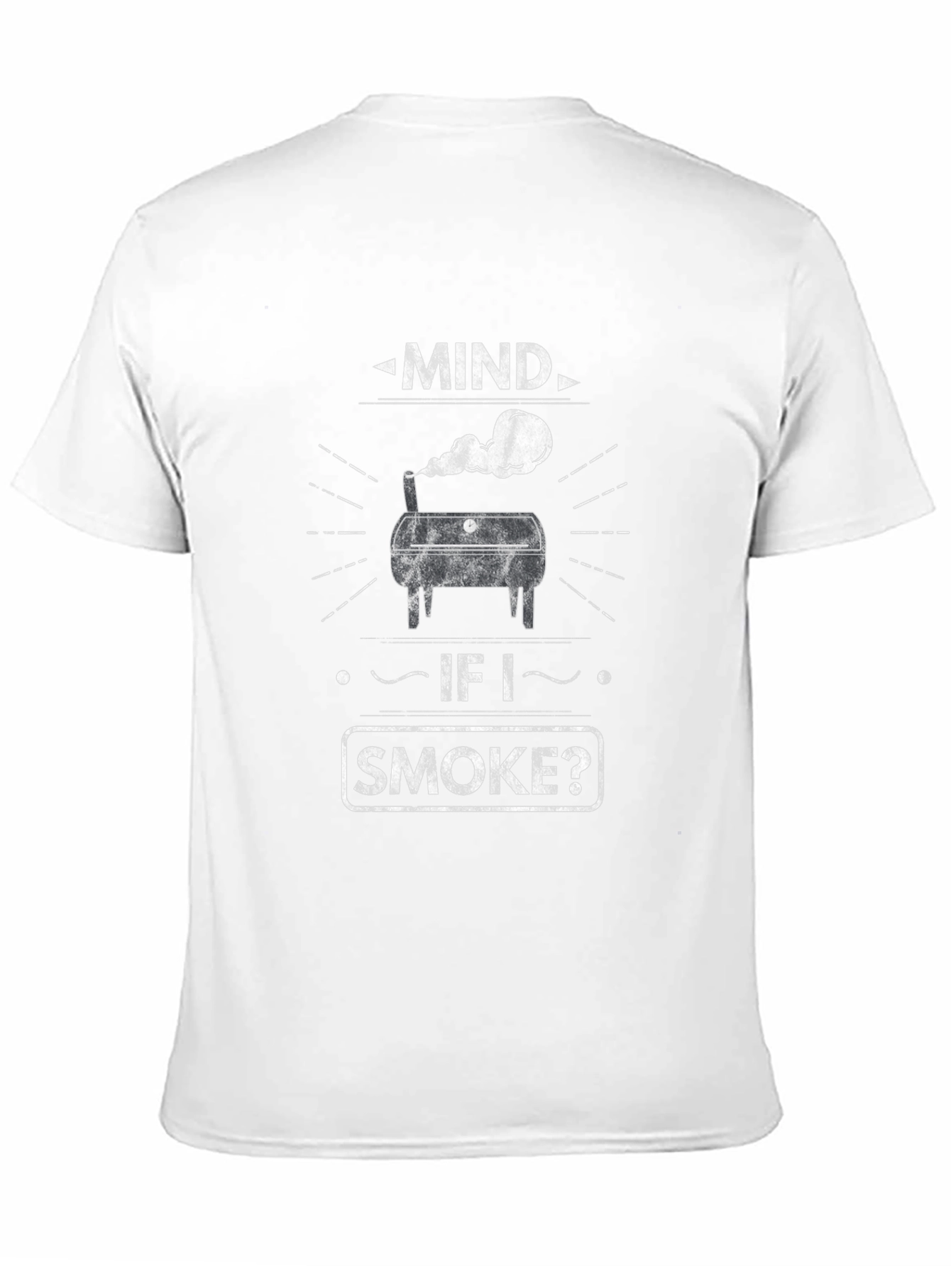 Mind If I Smoke? BBQ Grill Graphic Tee