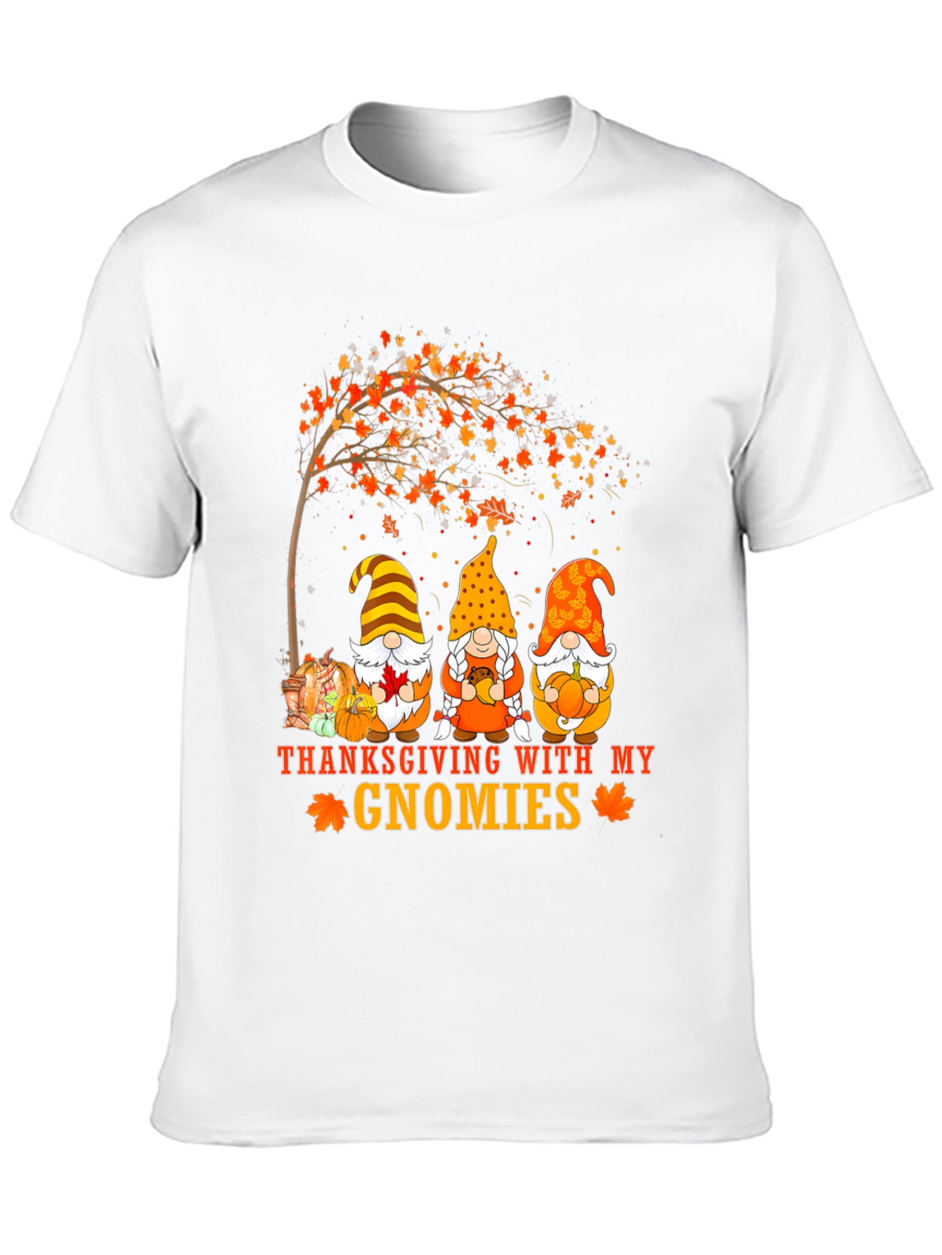 Thanksgiving Gnomies Graphic Tee