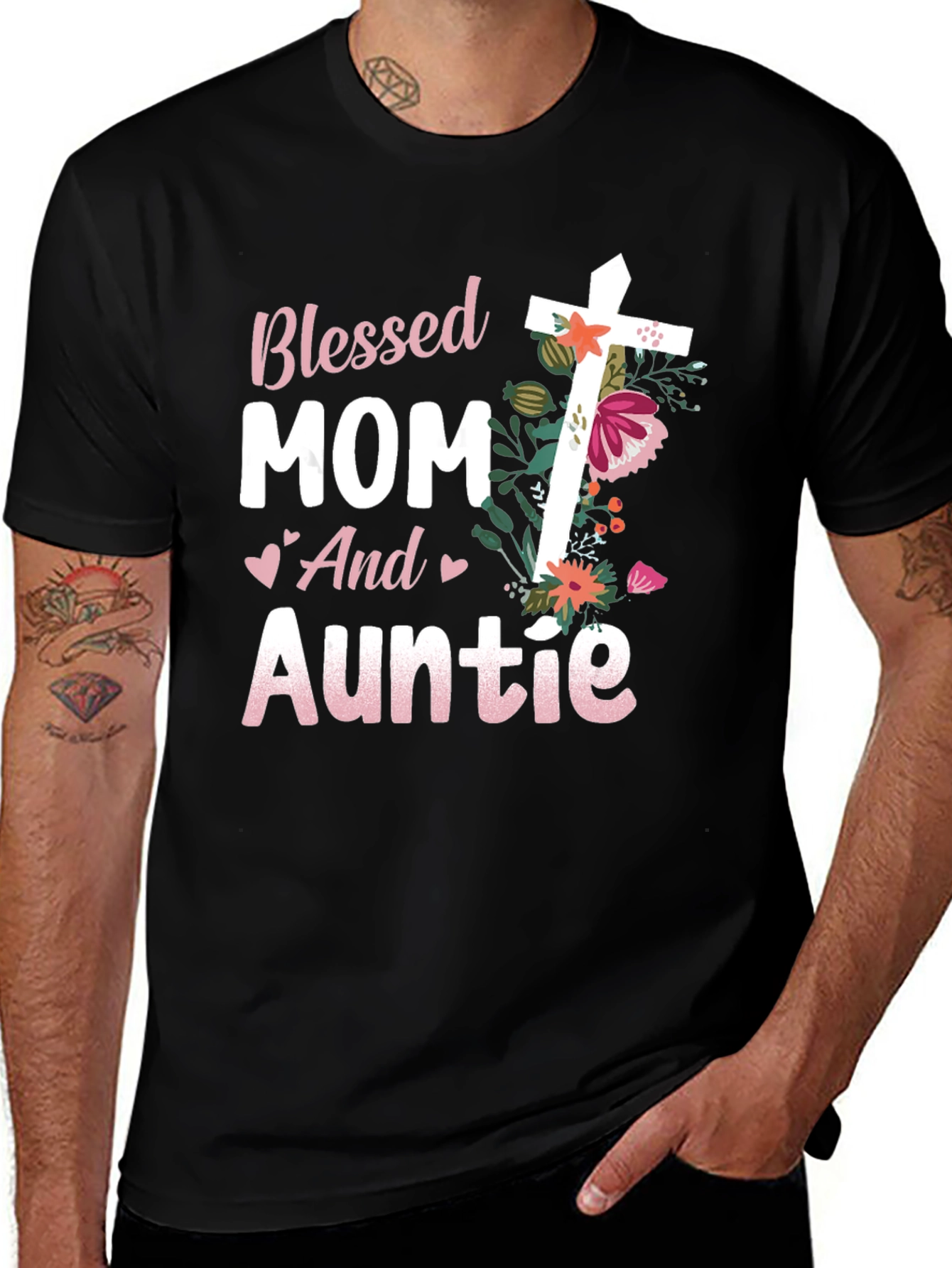 Blessed Mom and Auntie T-Shirt