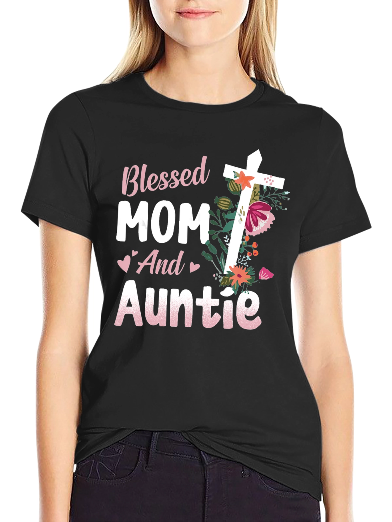 Blessed Mom and Auntie T-Shirt